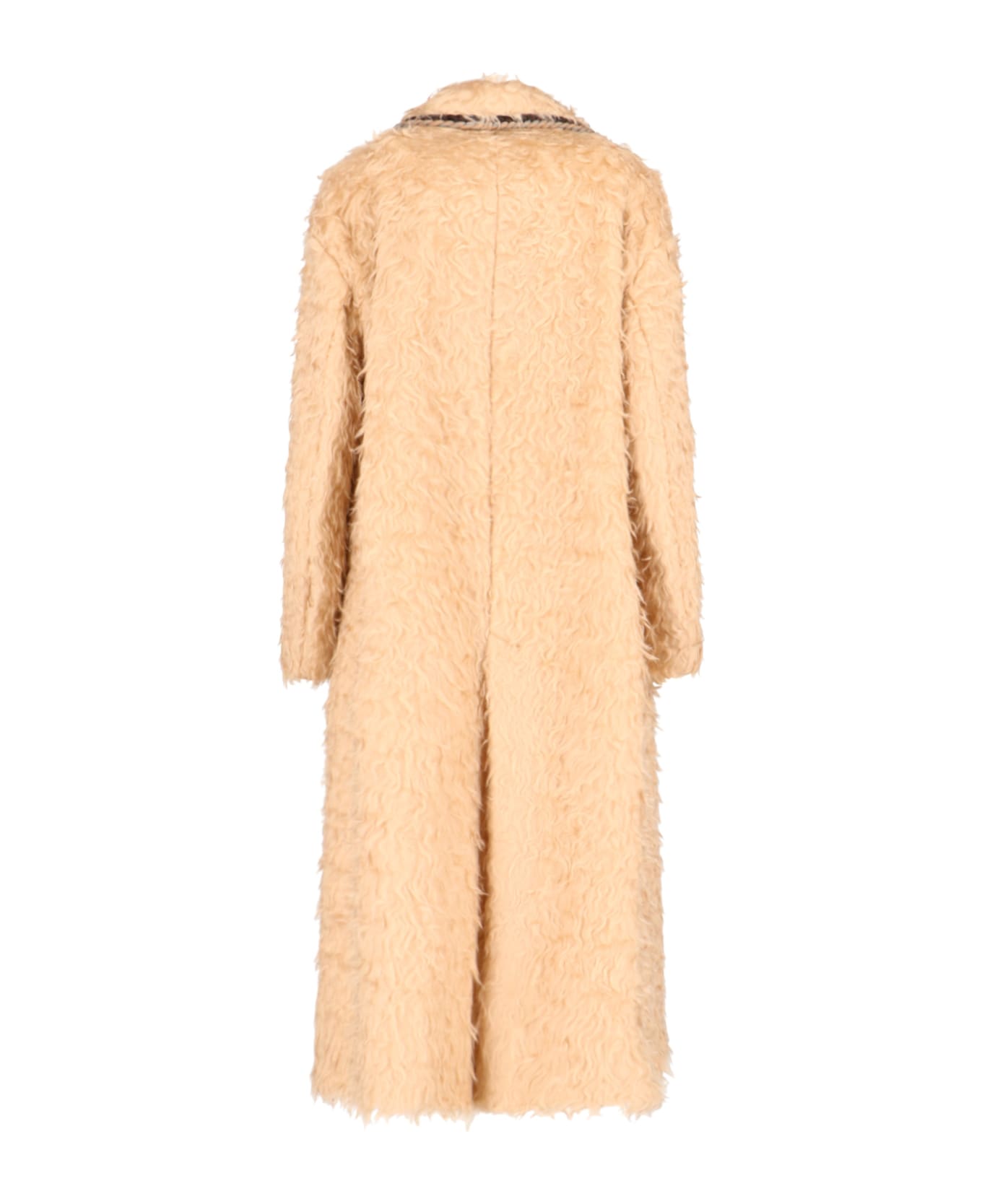 Etro Long Double-breasted Coat - Beige