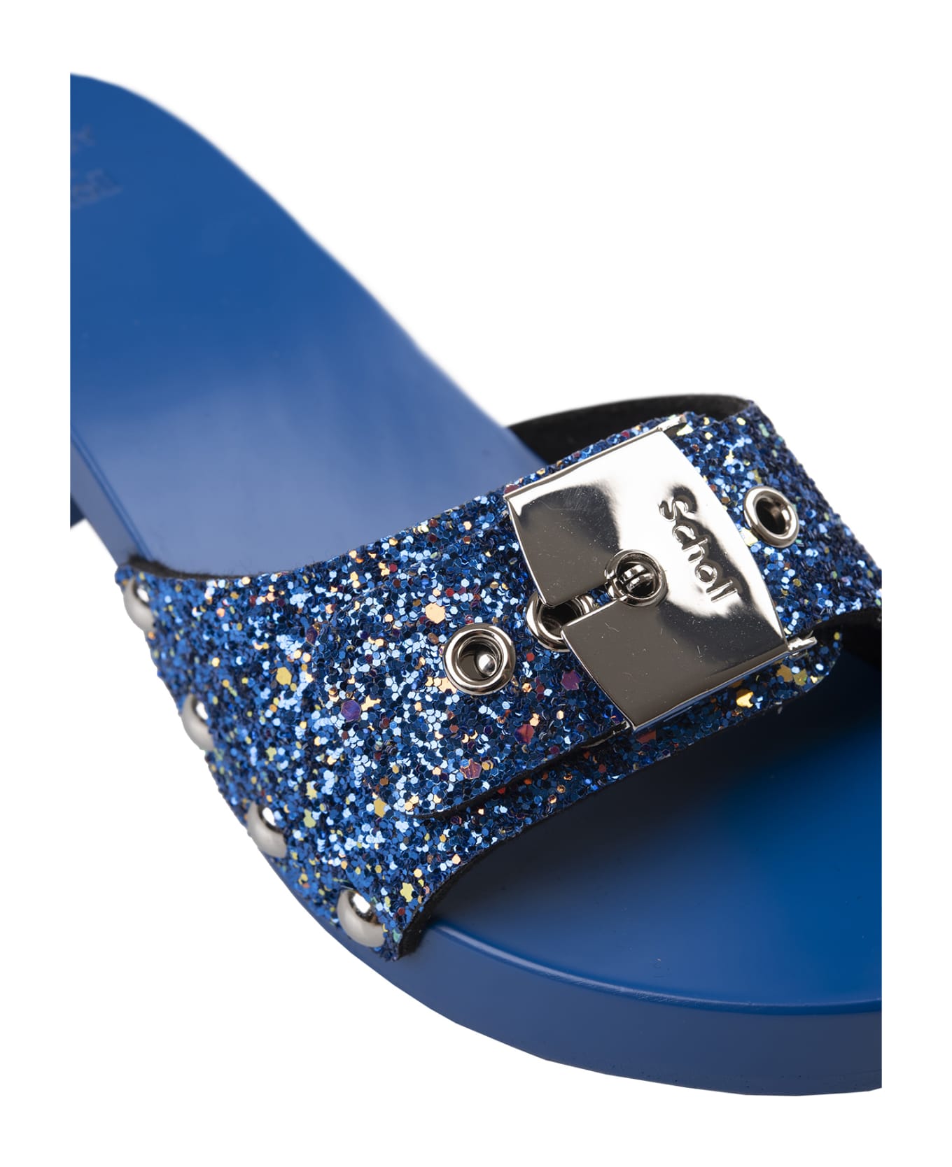 Khrisjoy Pescura Ibiza Sandals In Blackberry Blue - Kj X Scholl - Blue