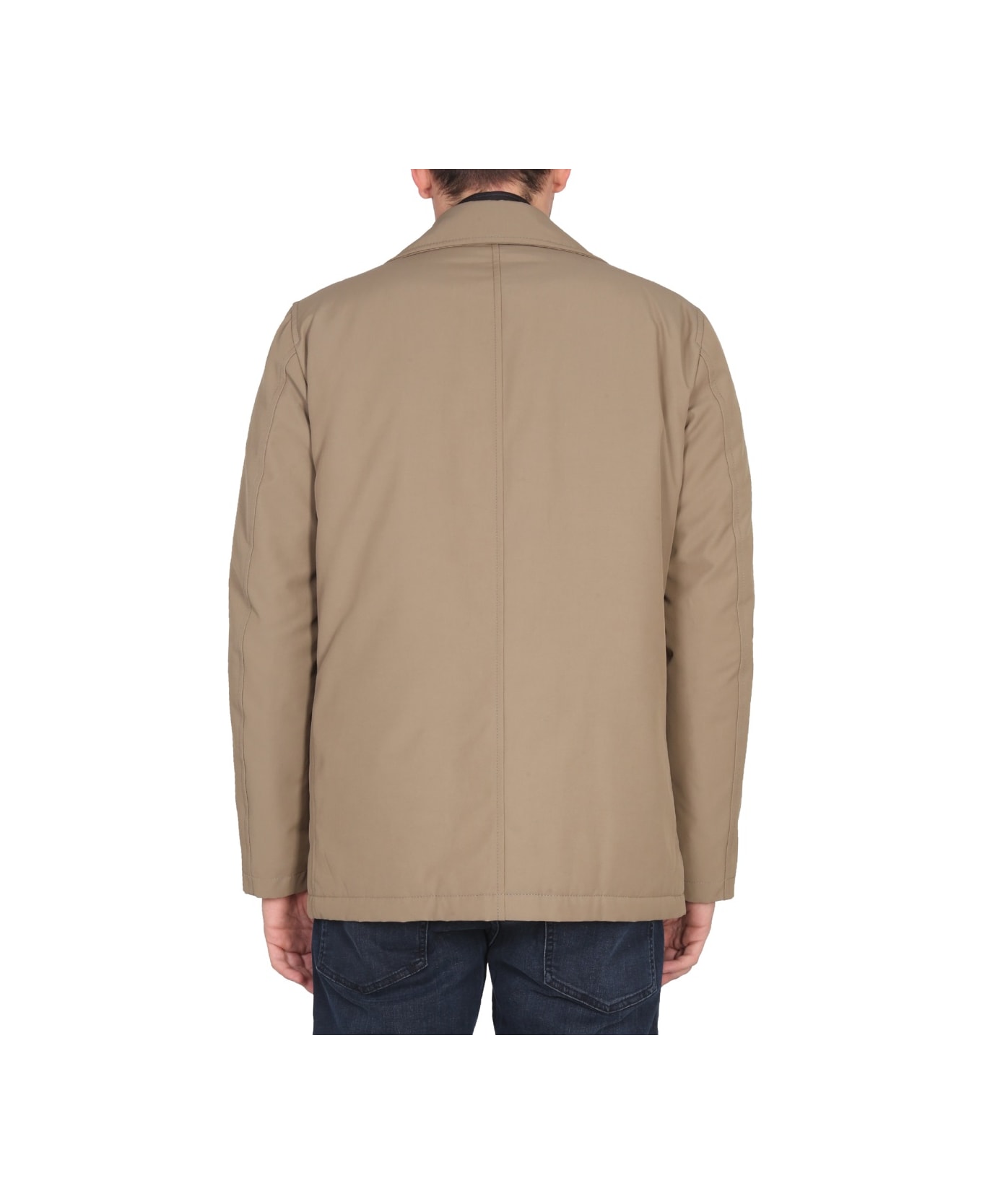 Fay "peacot Double Front" Coat - BEIGE