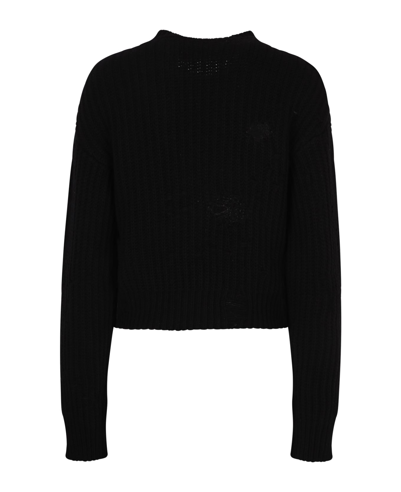 Dsquared2 Distressed Effect Sweater - Black ニットウェア