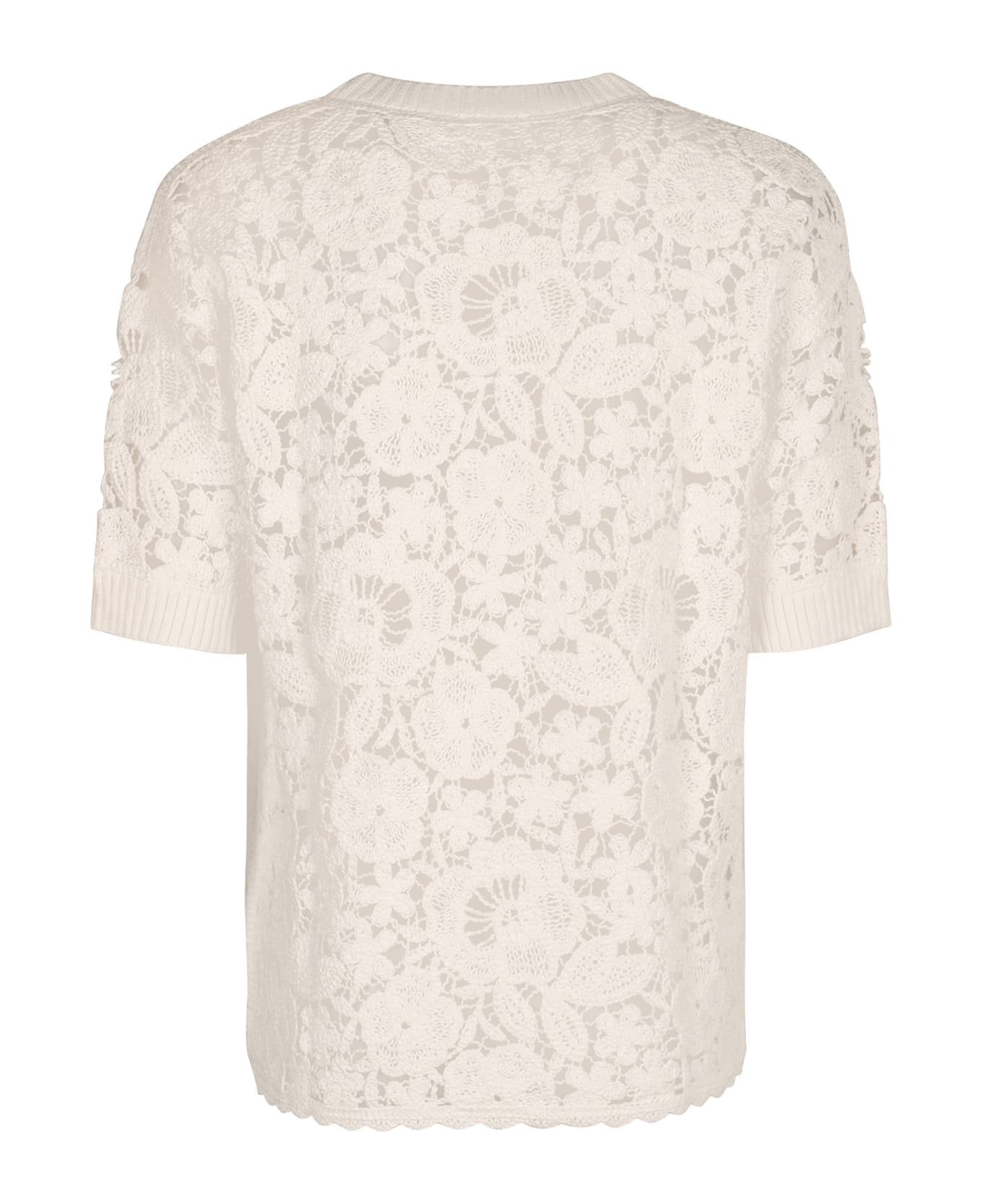 Parosh Lace Blouse - White