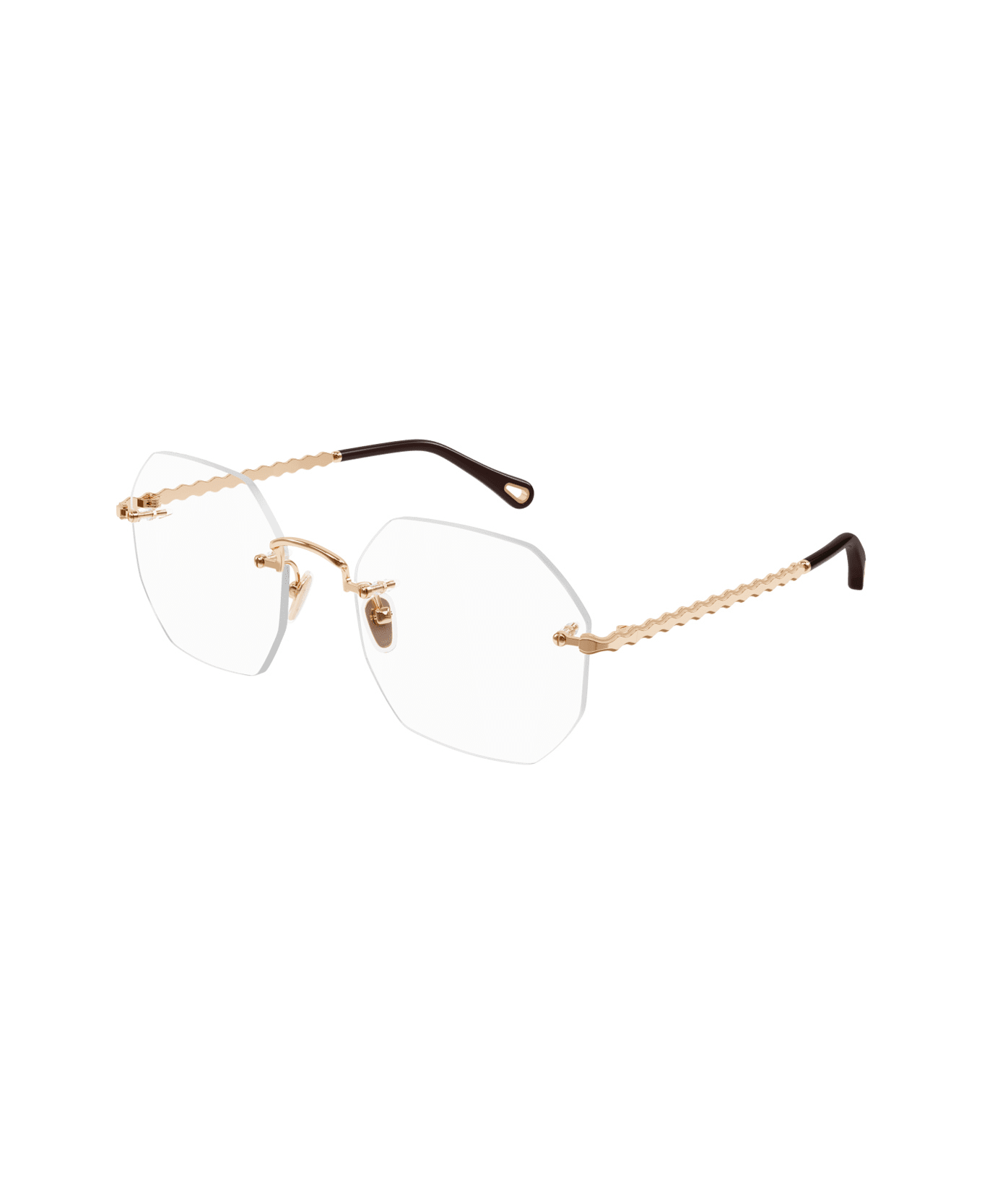 Chloé Ch0270o Linea Chloé 002 Light Gold Glasses - Oro