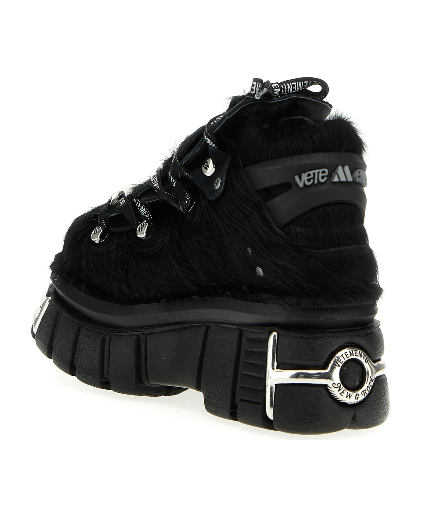 VETEMENTS 'platform' Vetements X New Rock Sneakers - Black  