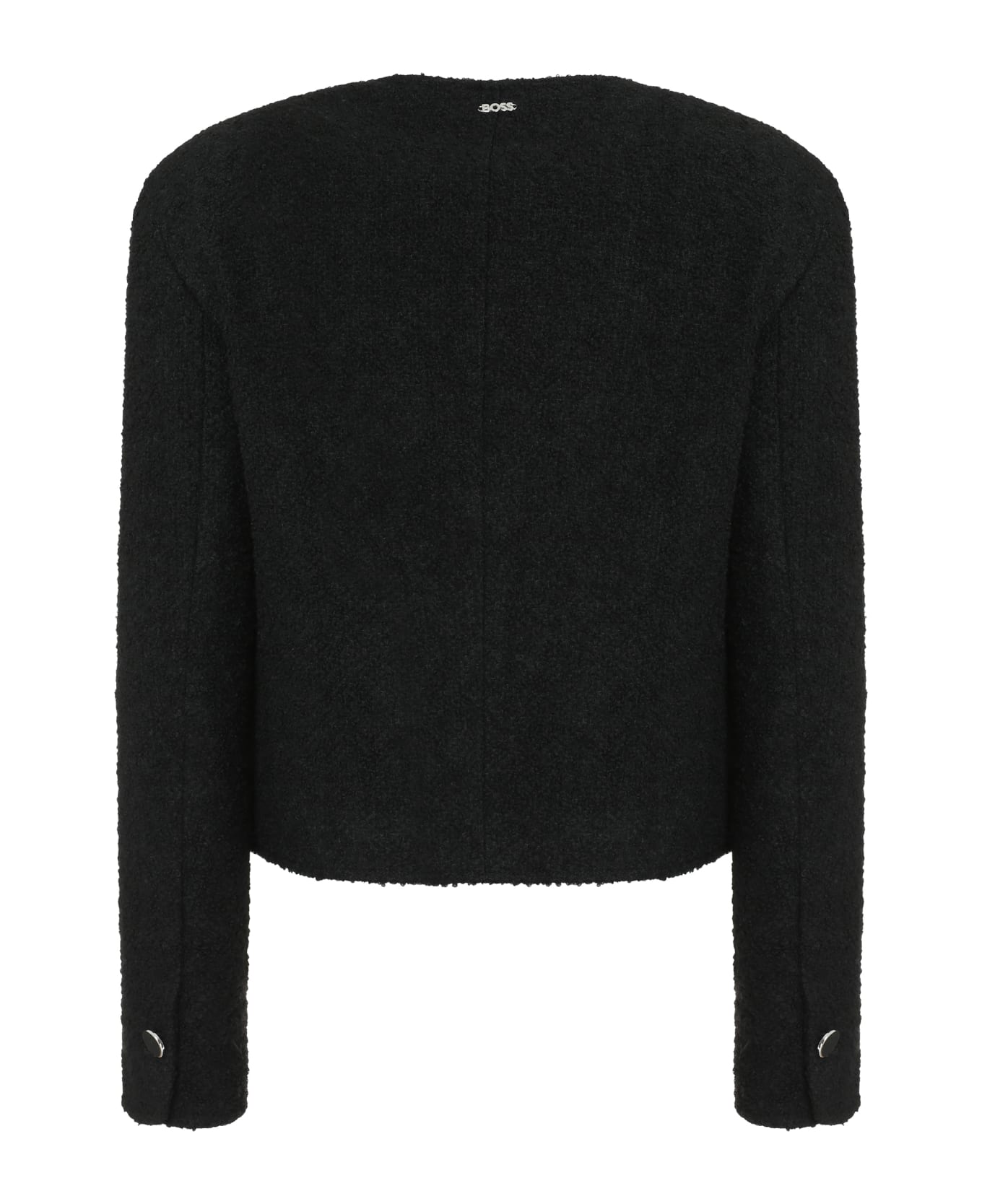 Hugo Boss Jesetta Tweed Jacket - black ジャケット