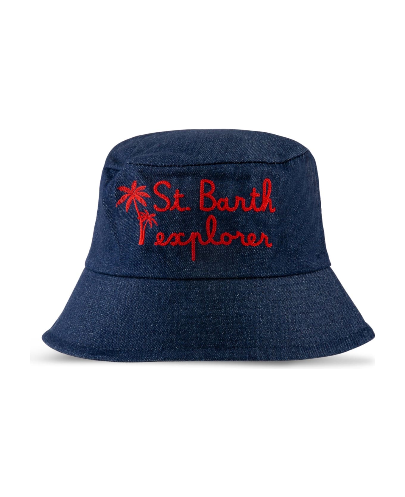 MC2 Saint Barth Denim Bucket Hat - BLUE