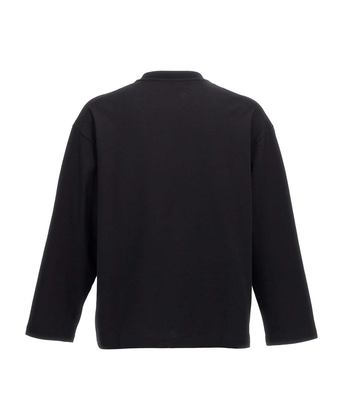 Jil Sander Logo Print T-shirt - Black