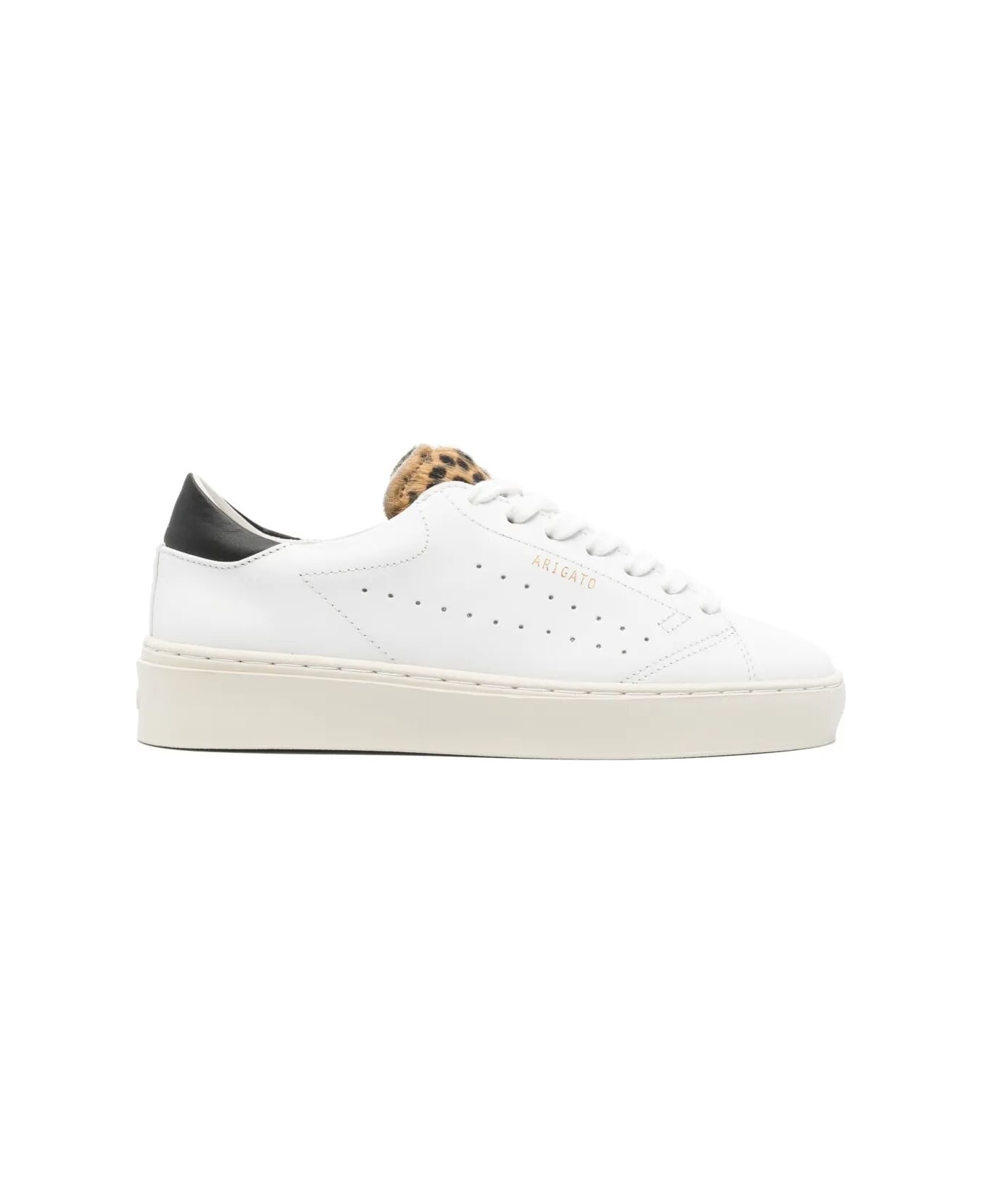 Axel Arigato Clean Court Sneakers - OFF WHITE/LEOPARD