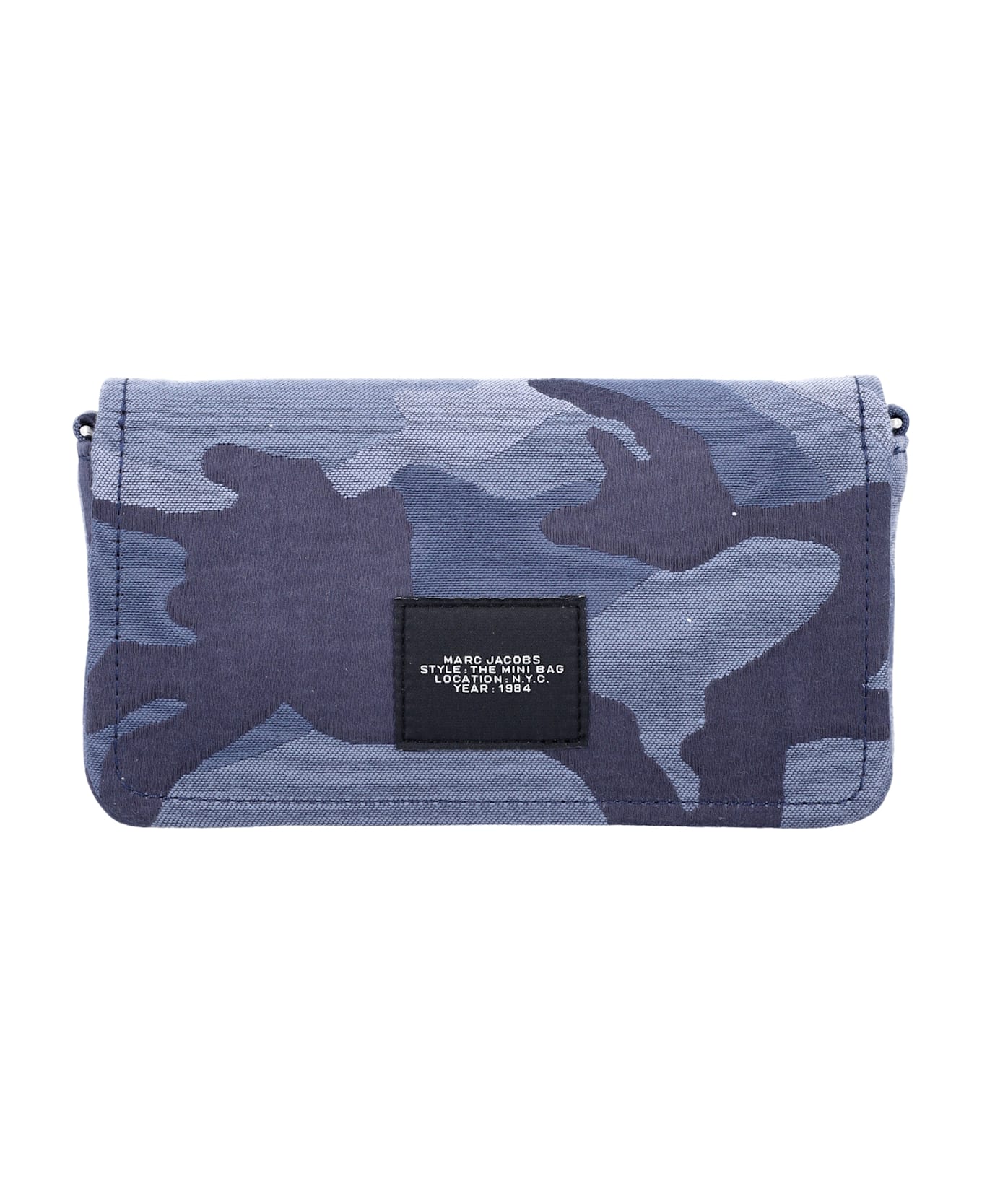 Marc Jacobs The Camo Jacquard Chain Mini Bag - BLUE MULTI CAMOU