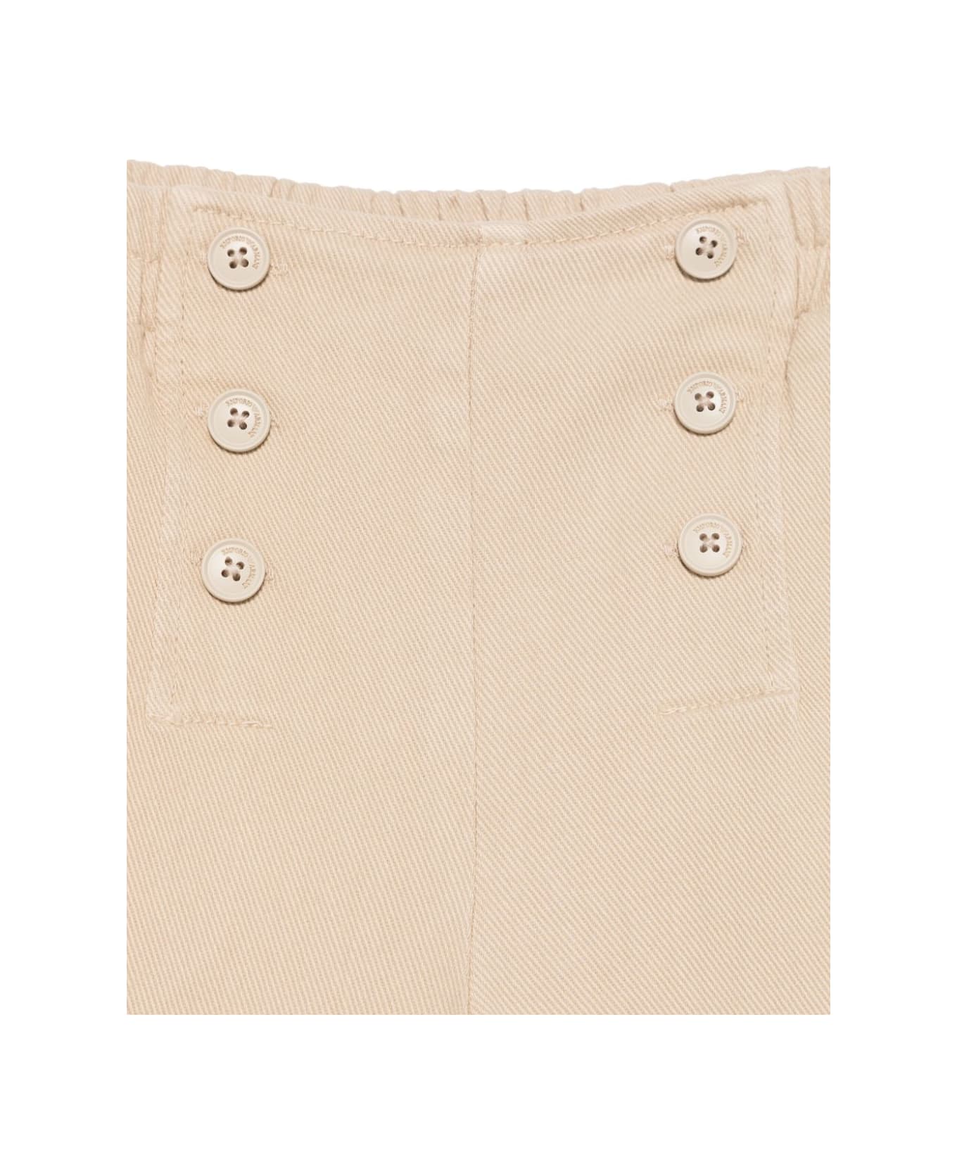 Emporio Armani Beige Girl Trousers - Beige