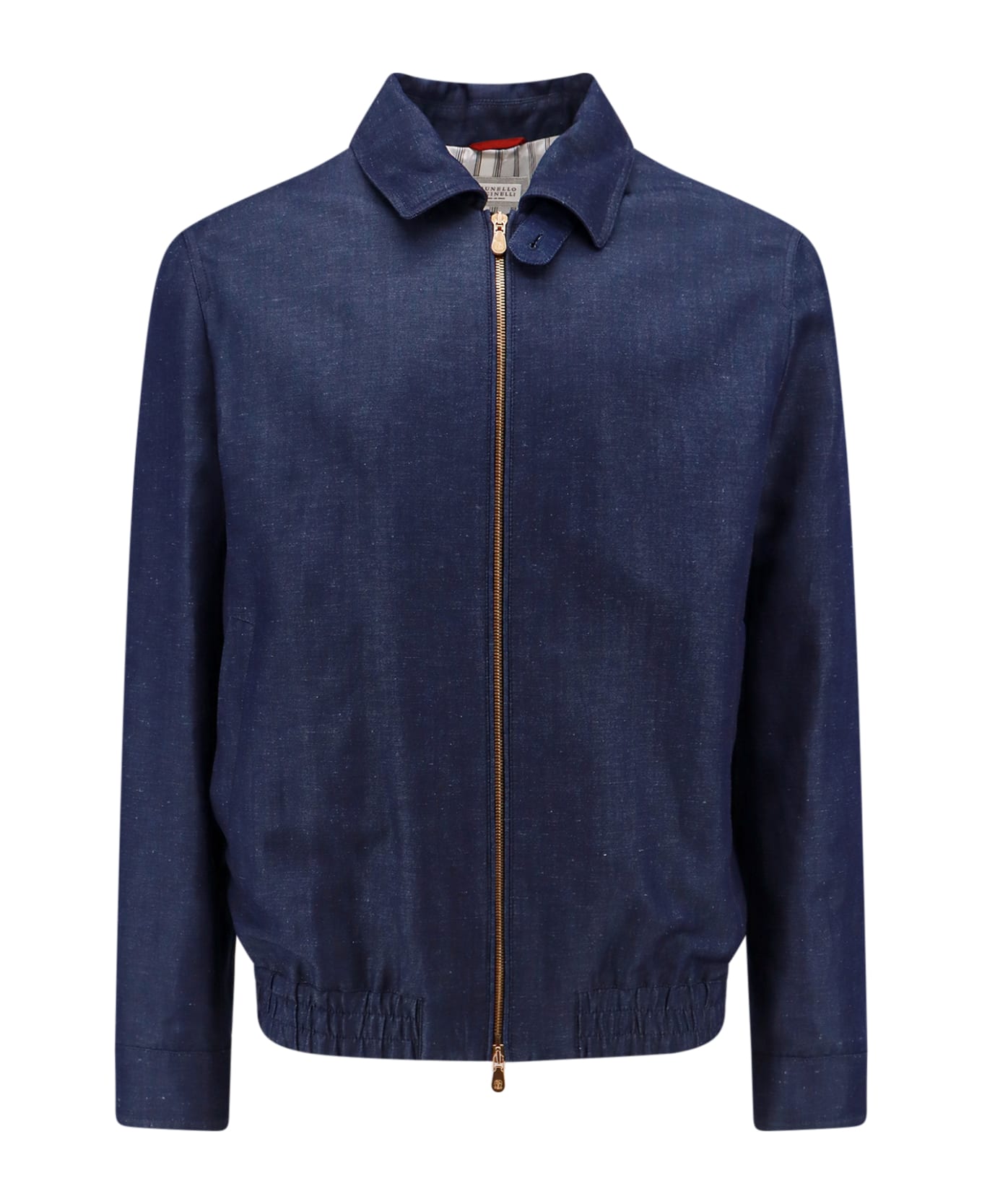 Brunello Cucinelli Wool And Linen Jacket - Blue