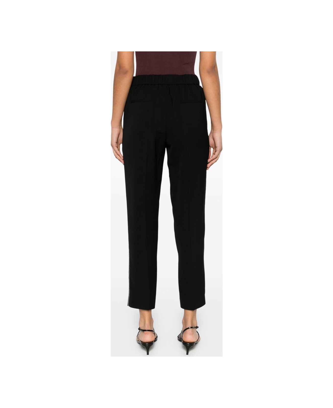 Peserico Black Trousers - Black