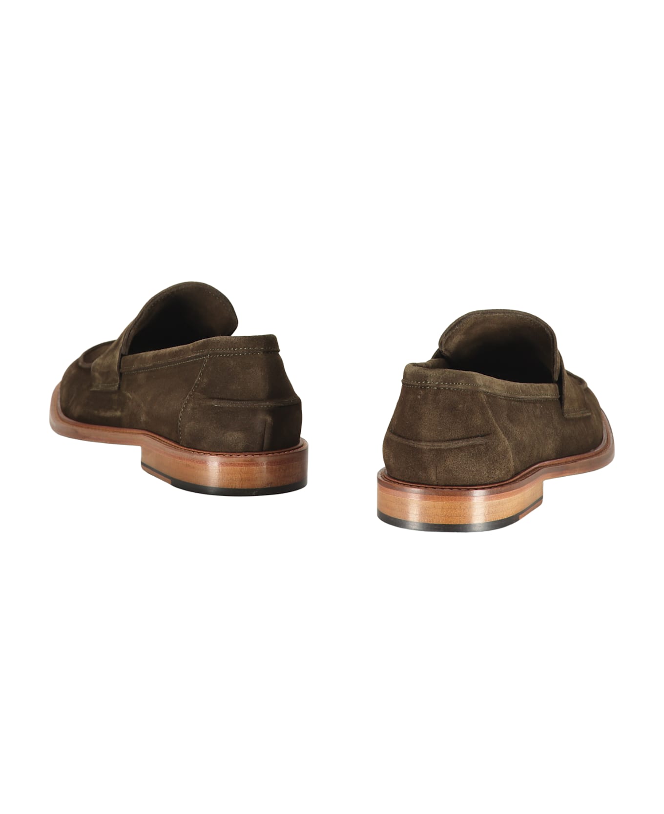 Bruno Magli Calfskin Loafers - brown