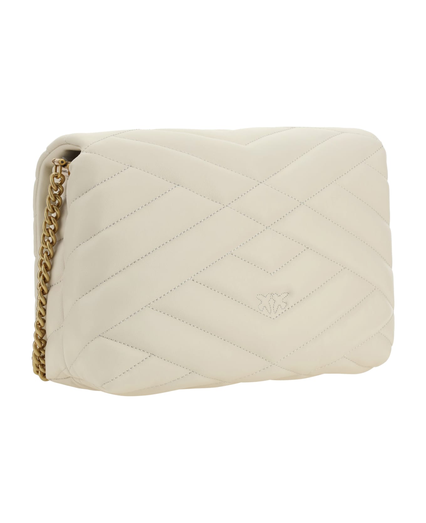 Pinko Classic Love Click Puff Bag - White