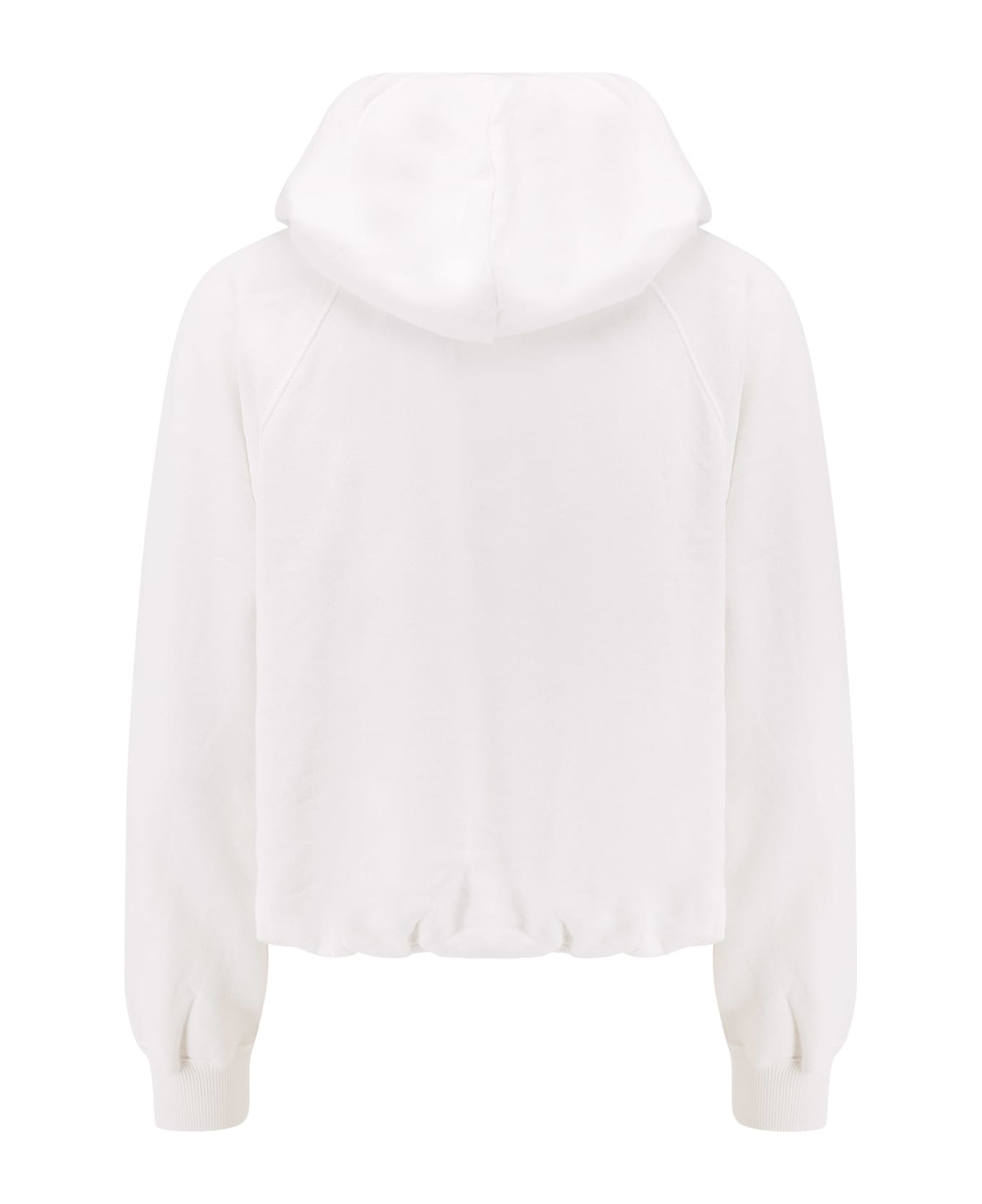 Ralph Lauren Hooded Cotton Sweatshirt - white
