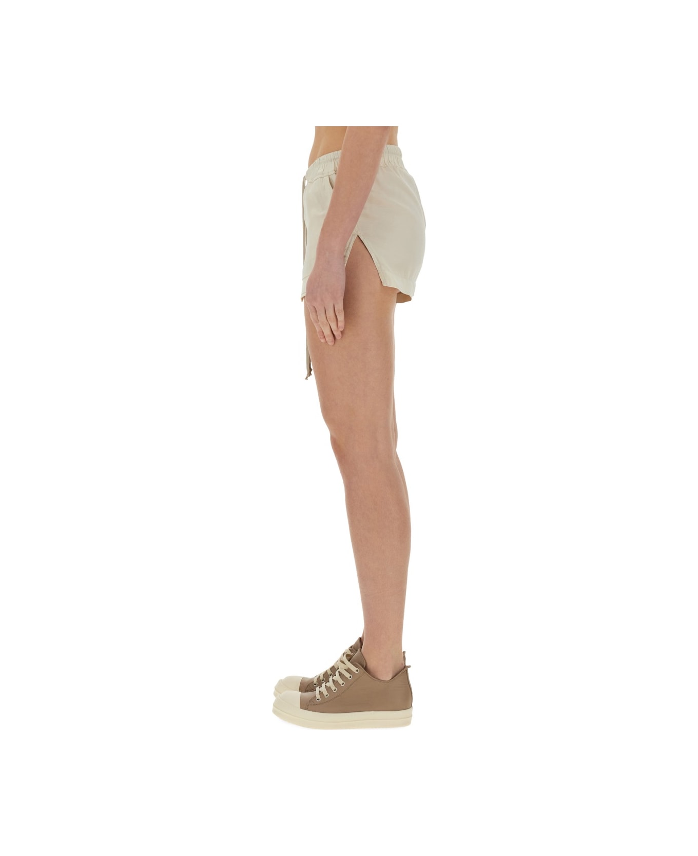 Rick Owens "fog Boxers" Shorts - BEIGE