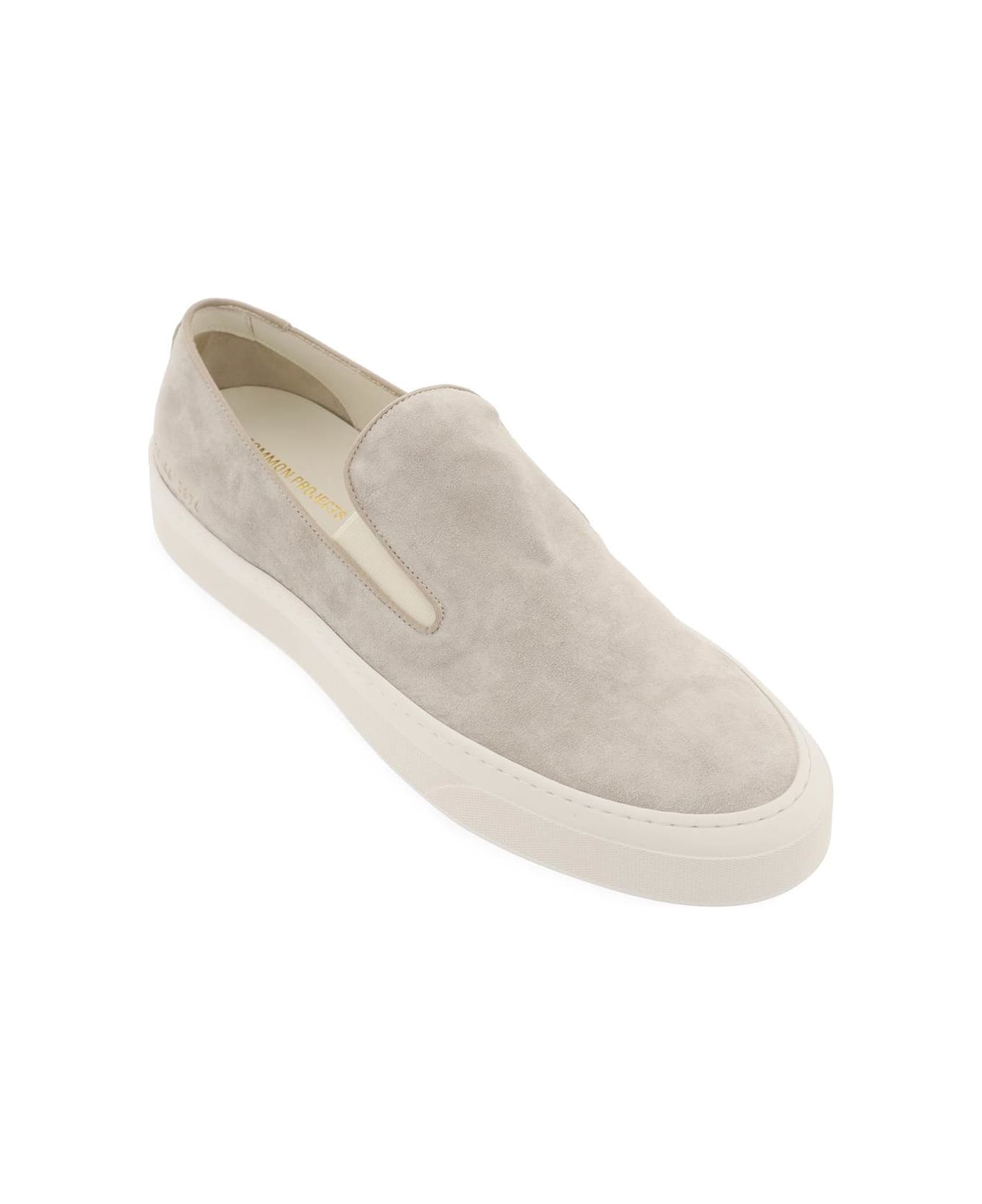 Common Projects Suede Slip-on Sneakers - WARM GREY (Grey)