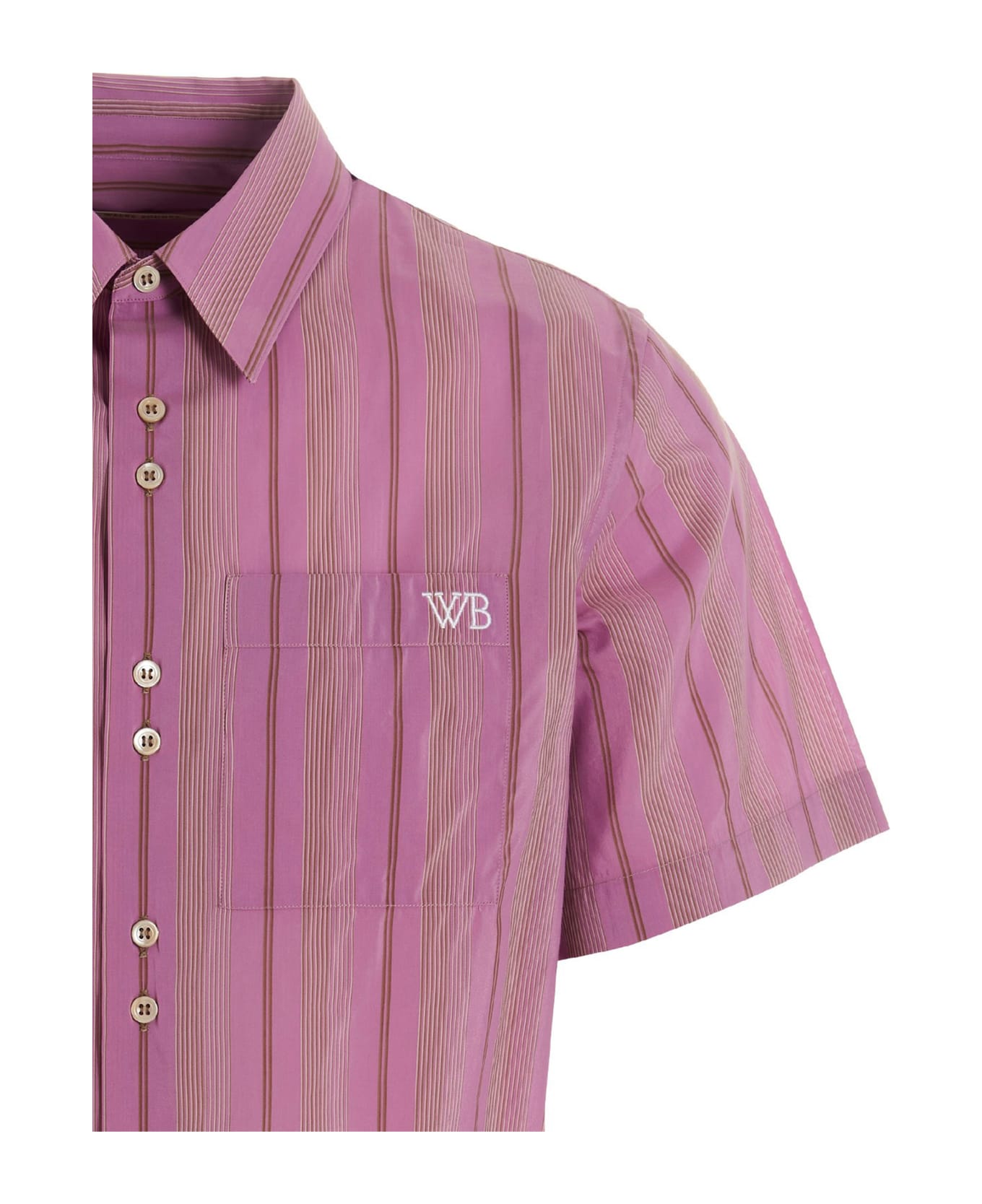 Wales Bonner 'rhythm' Shirt - Purple