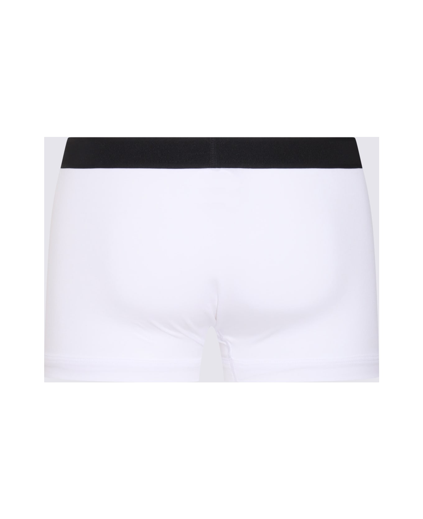 Tom Ford White Cotton Blend Boxer - White