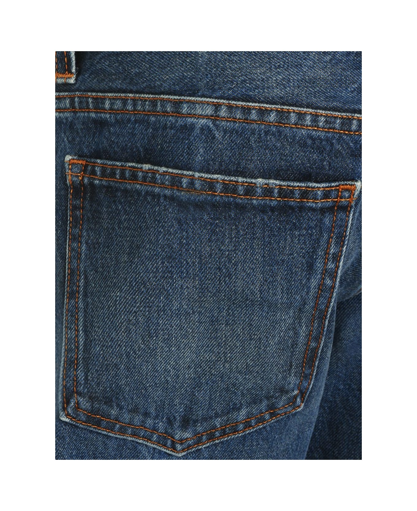 Khaite Karo Denim Cotton Jeans - Blue