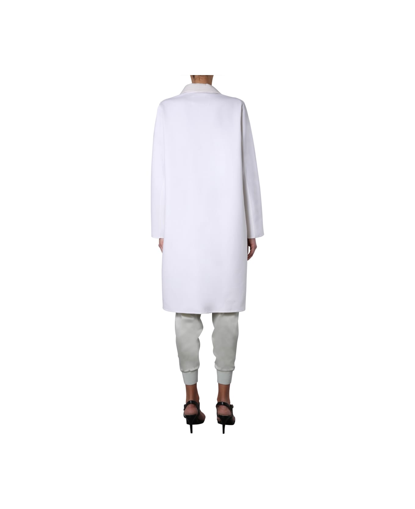 Fabiana Filippi Regular Fit Coat - WHITE