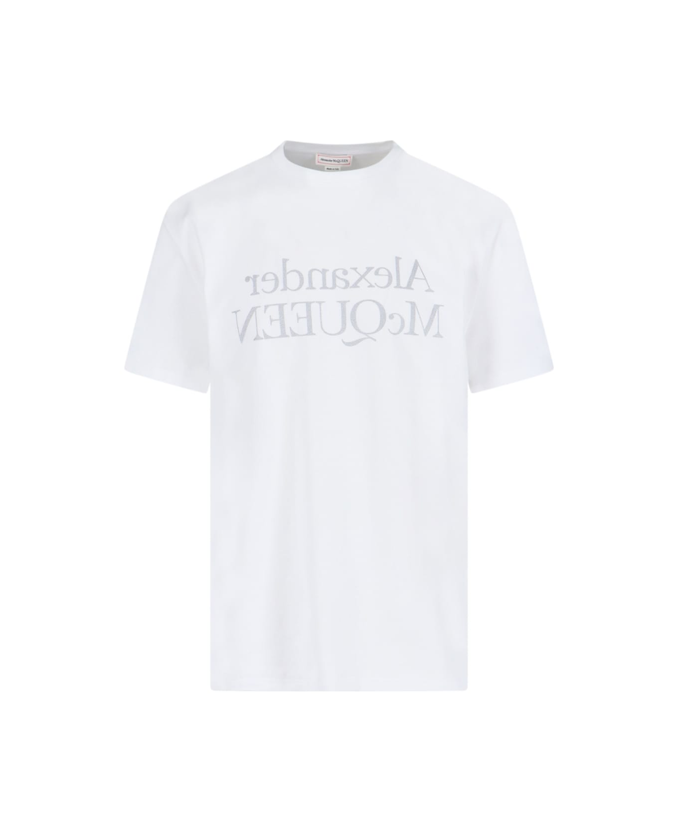 Alexander McQueen 'logo Riflesso' T-shirt - White シャツ