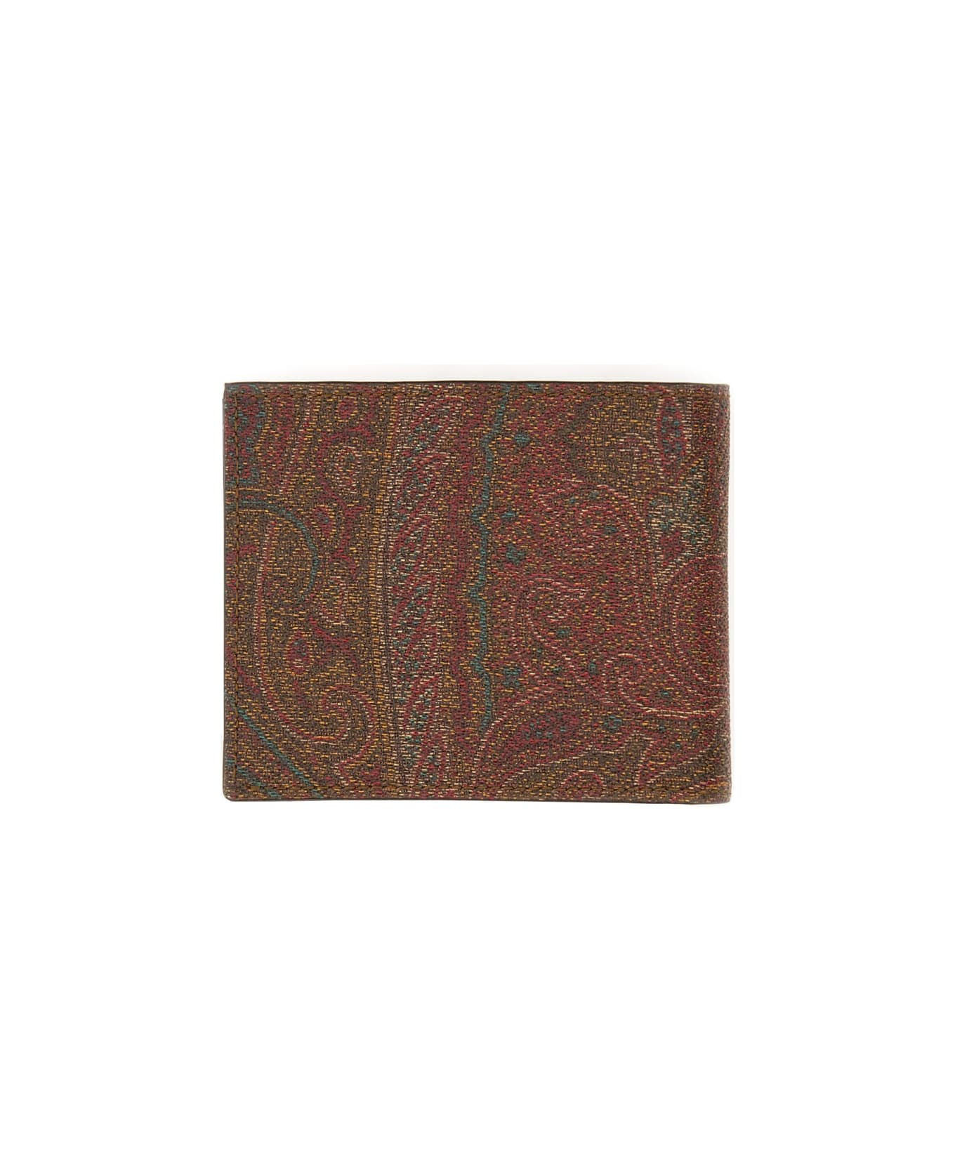 Etro Paisley Print Wallet - RED