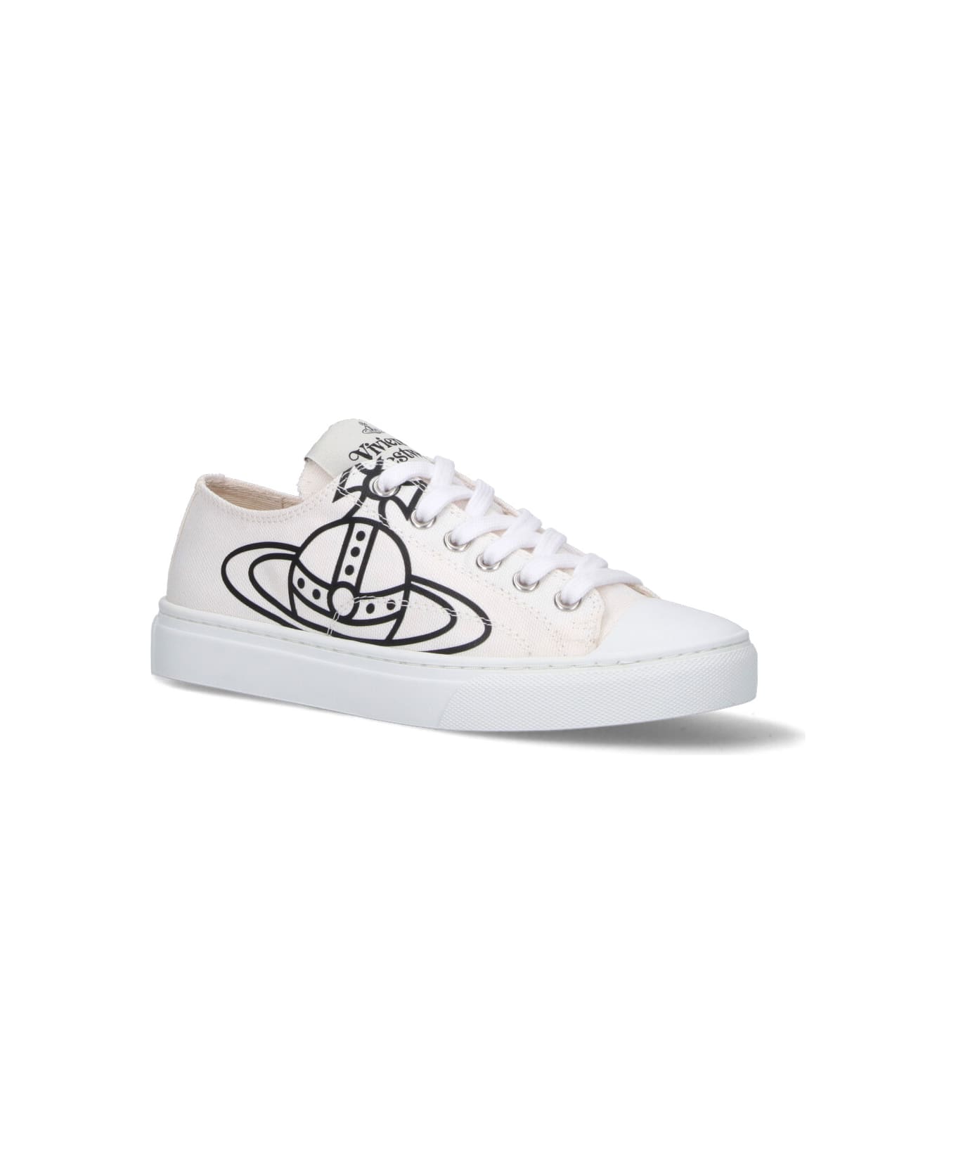 Vivienne Westwood "plimsoll 2.0" Low-top Sneakers - White
