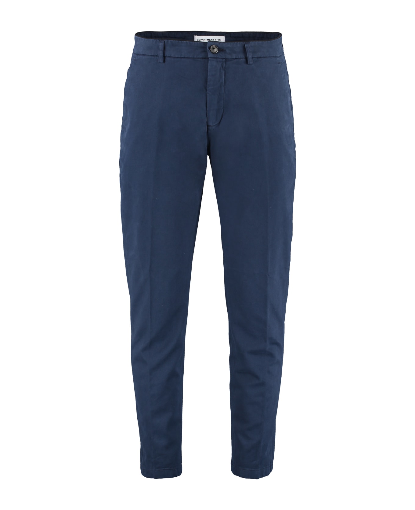 Department Five Prince Cotton Chino Trousers - blue