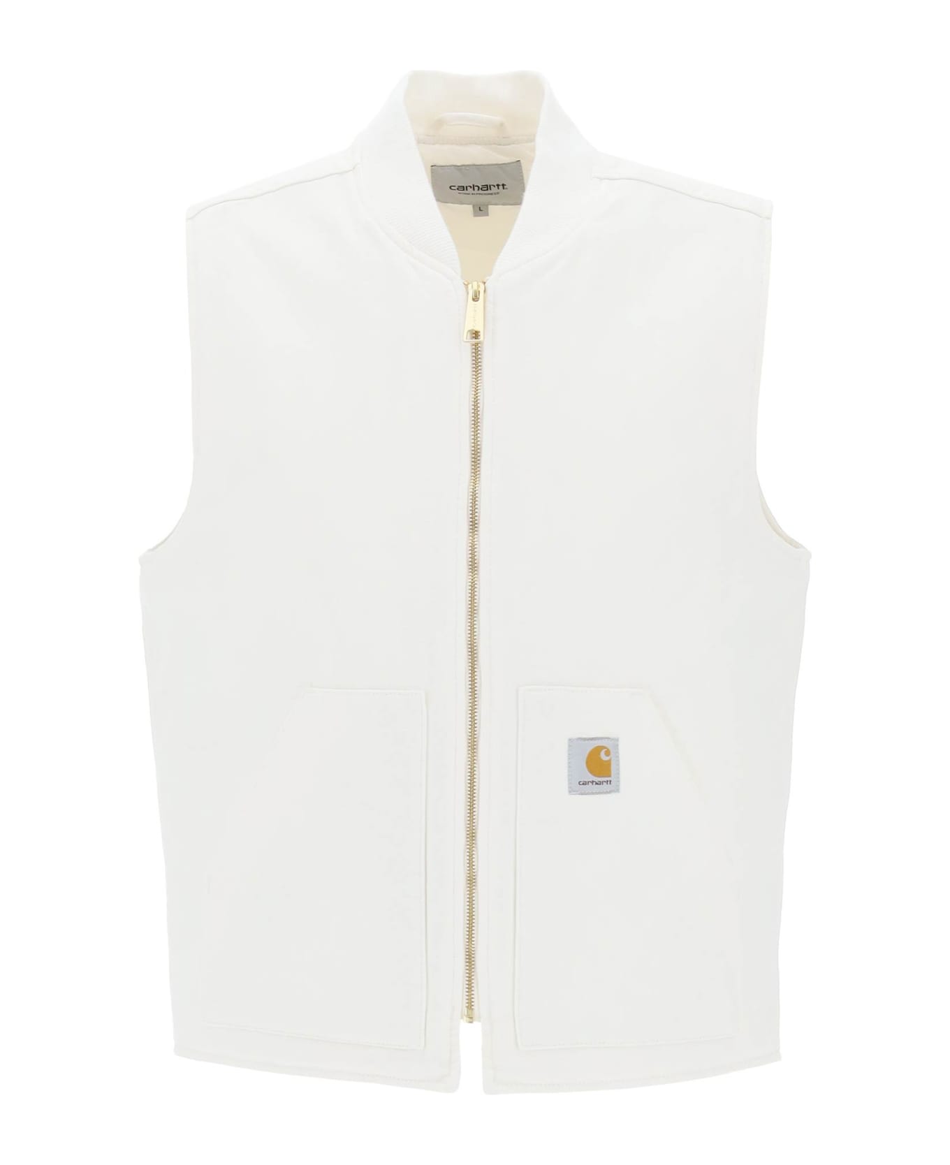 Carhartt Vest With Logo Patch - WHITE (White)