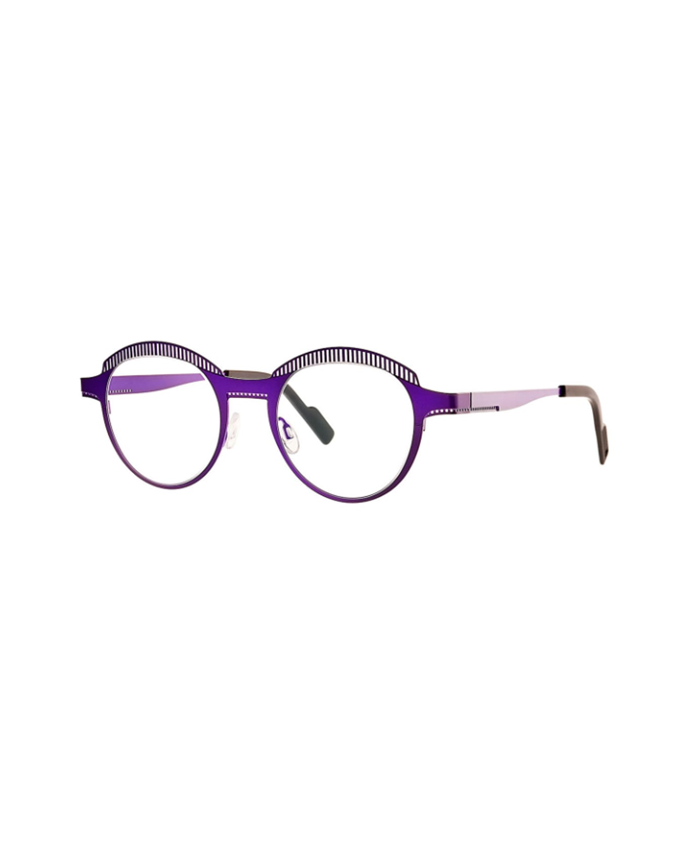 Theo Eyewear Pencil 304 Fluoppurple Glasses - Viola