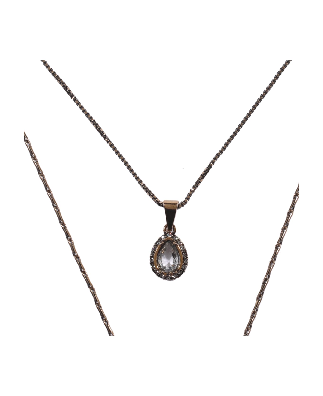 Alexander McQueen Heart Necklace - Oro