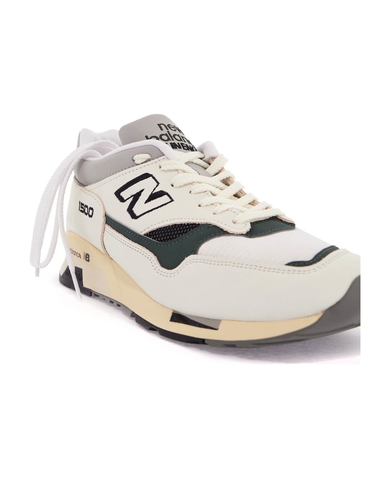 New Balance 'uk-made 1500 - WHITE/GREEN
