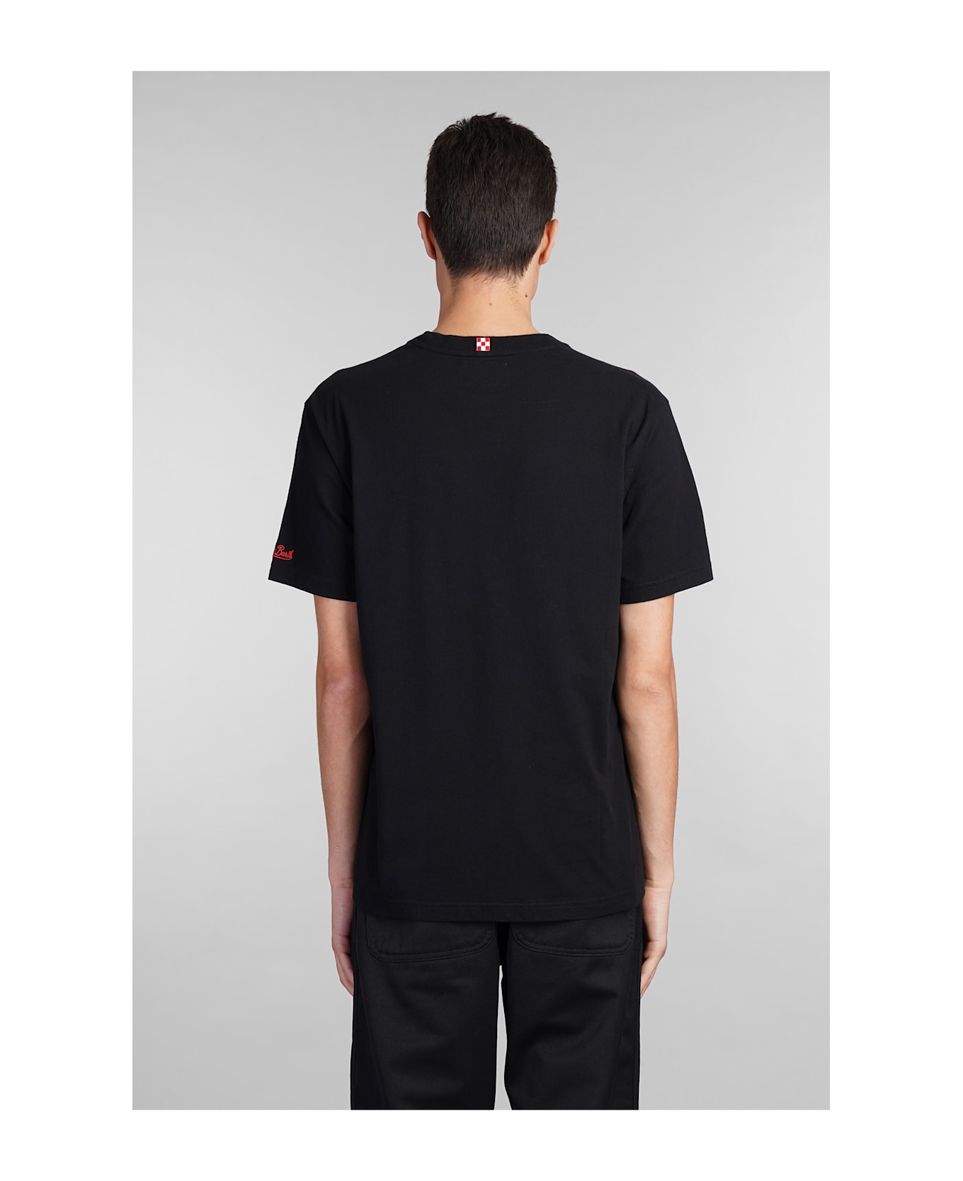 MC2 Saint Barth Arnott T-shirt In Black Cotton - black