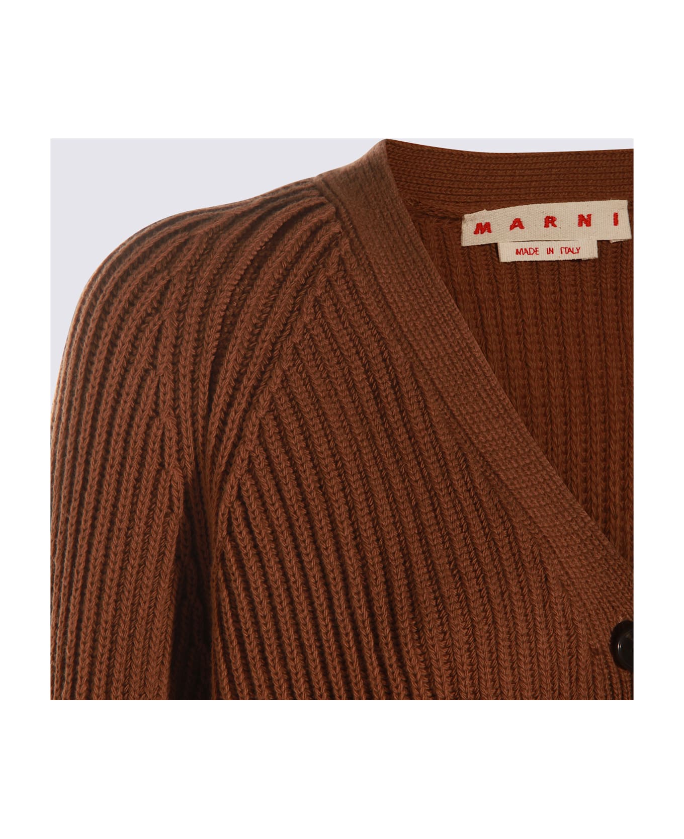 Marni Beige And Pink Knitwear - MAROON