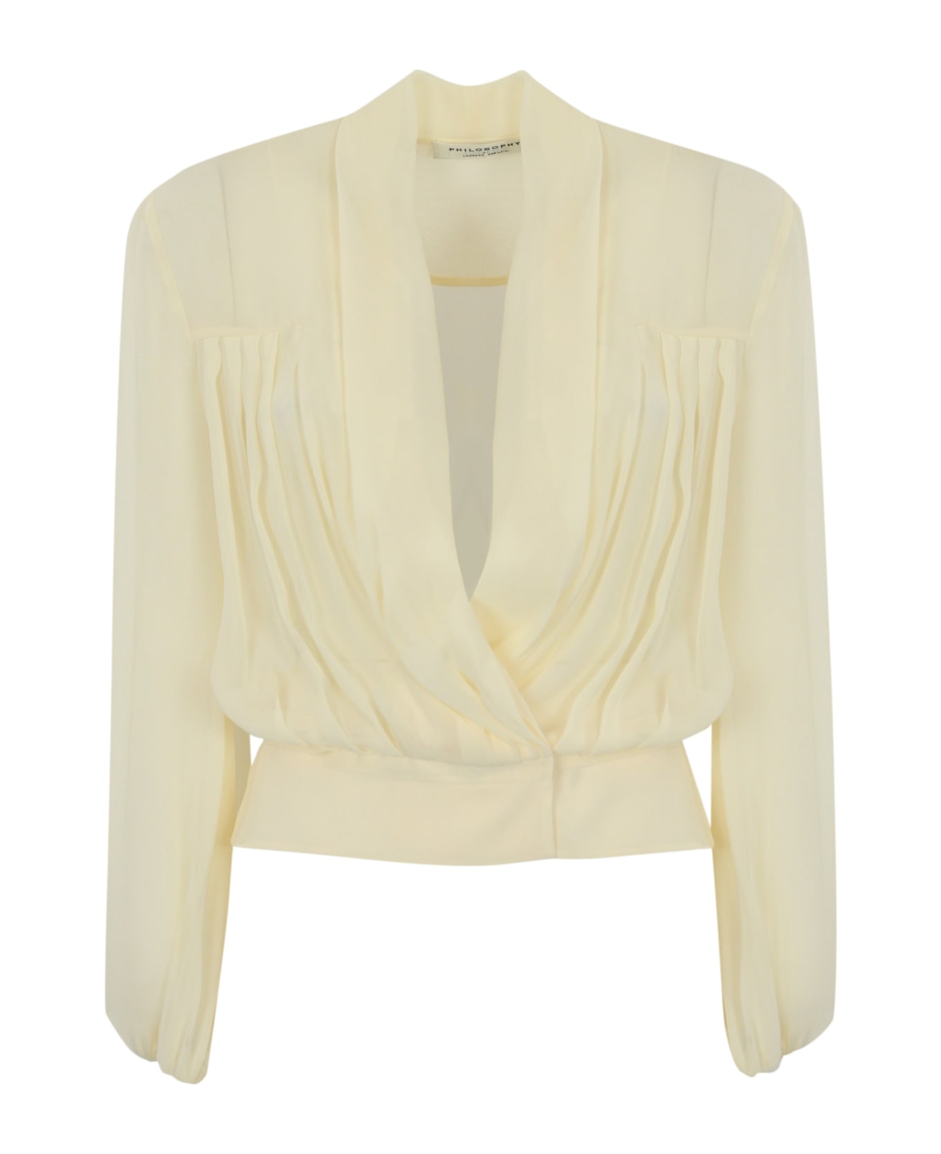 Philosophy di Lorenzo Serafini Silk Shirt - Bianco