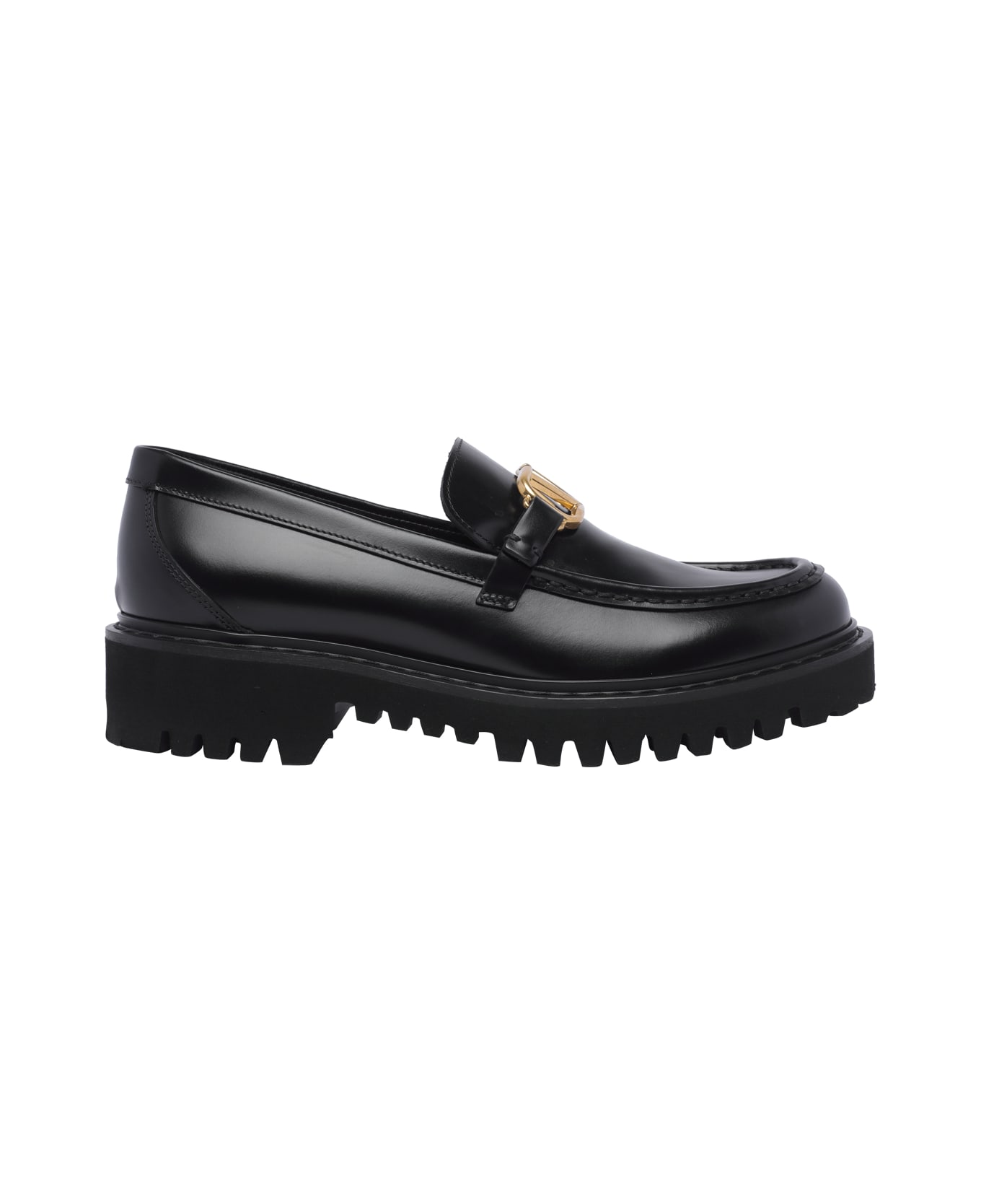 Valentino Garavani Vlogo Signature Loafers - Black