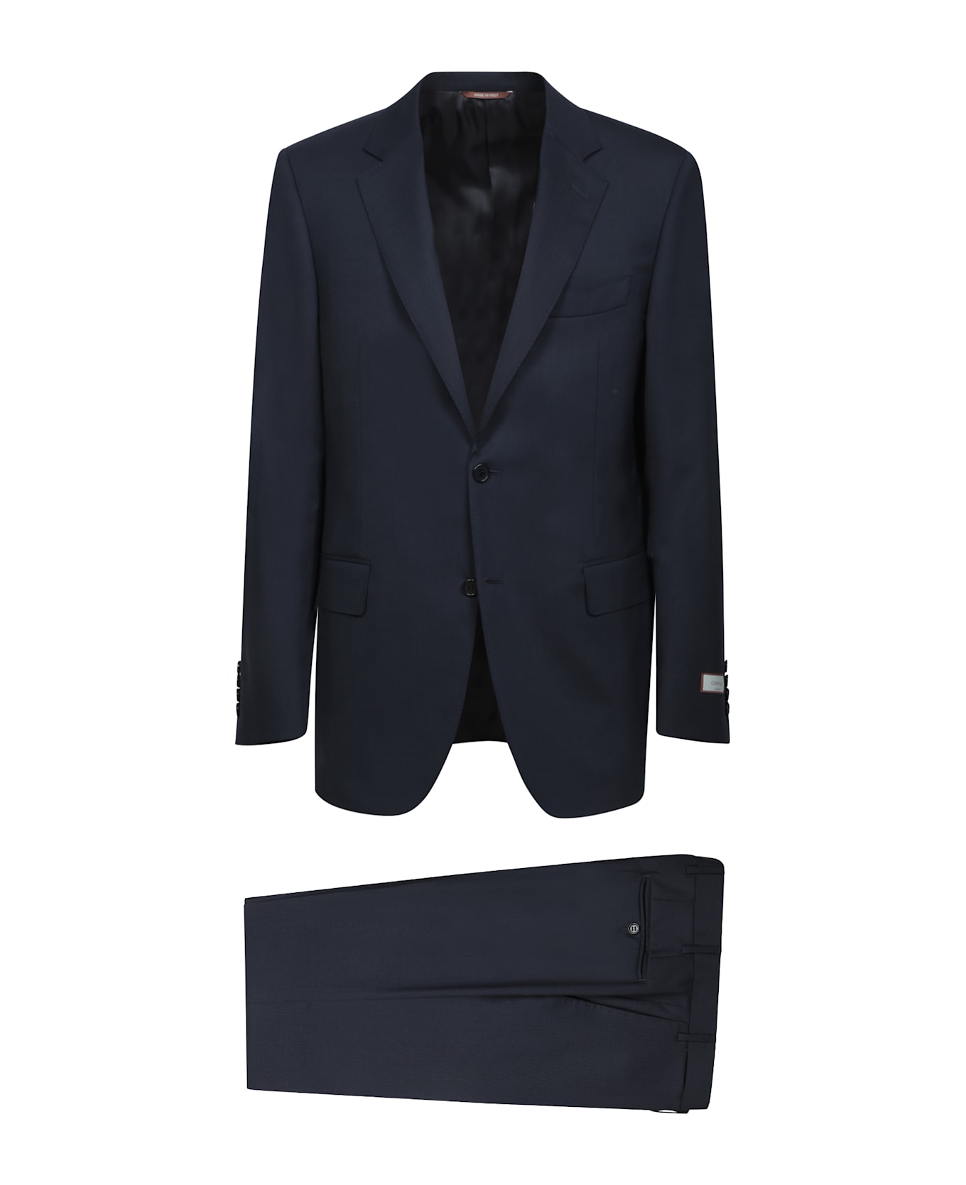 Canali Blue Wool Suit - Blue