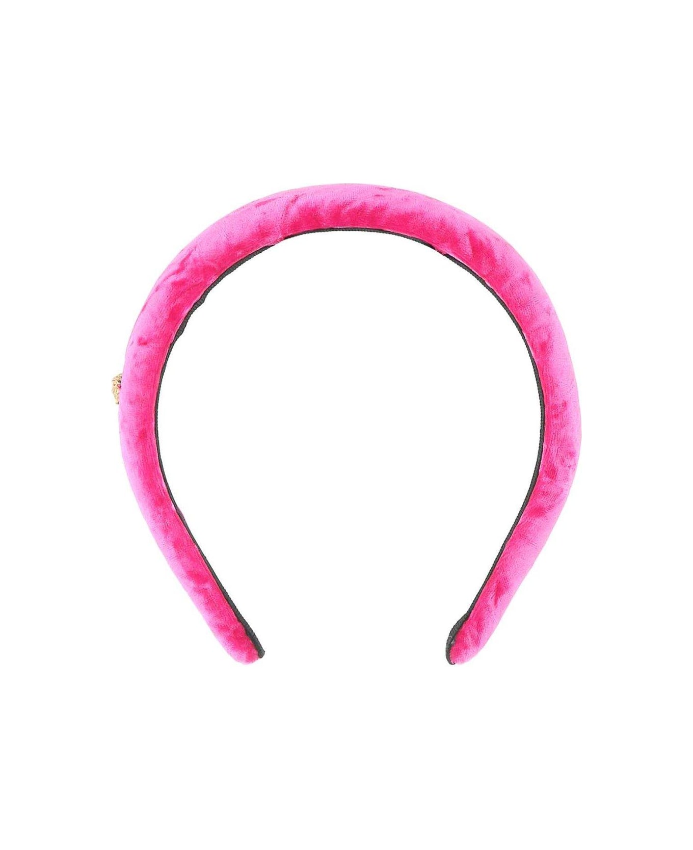 Versace Medusa Head Plaque Headband - PINK