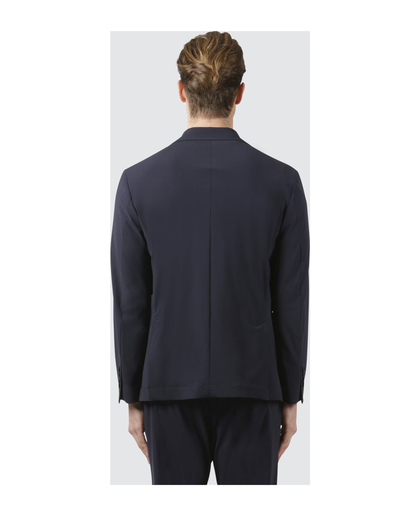 Cruna Single-breasted Jacket In Technical Fabric - NOTTE