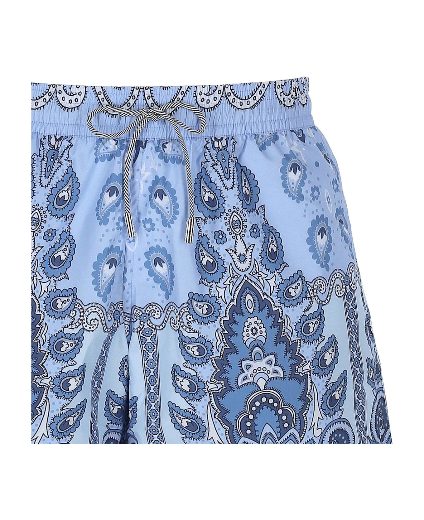 Etro Printed Polyester Swimming Shorts - MULTICOLOR