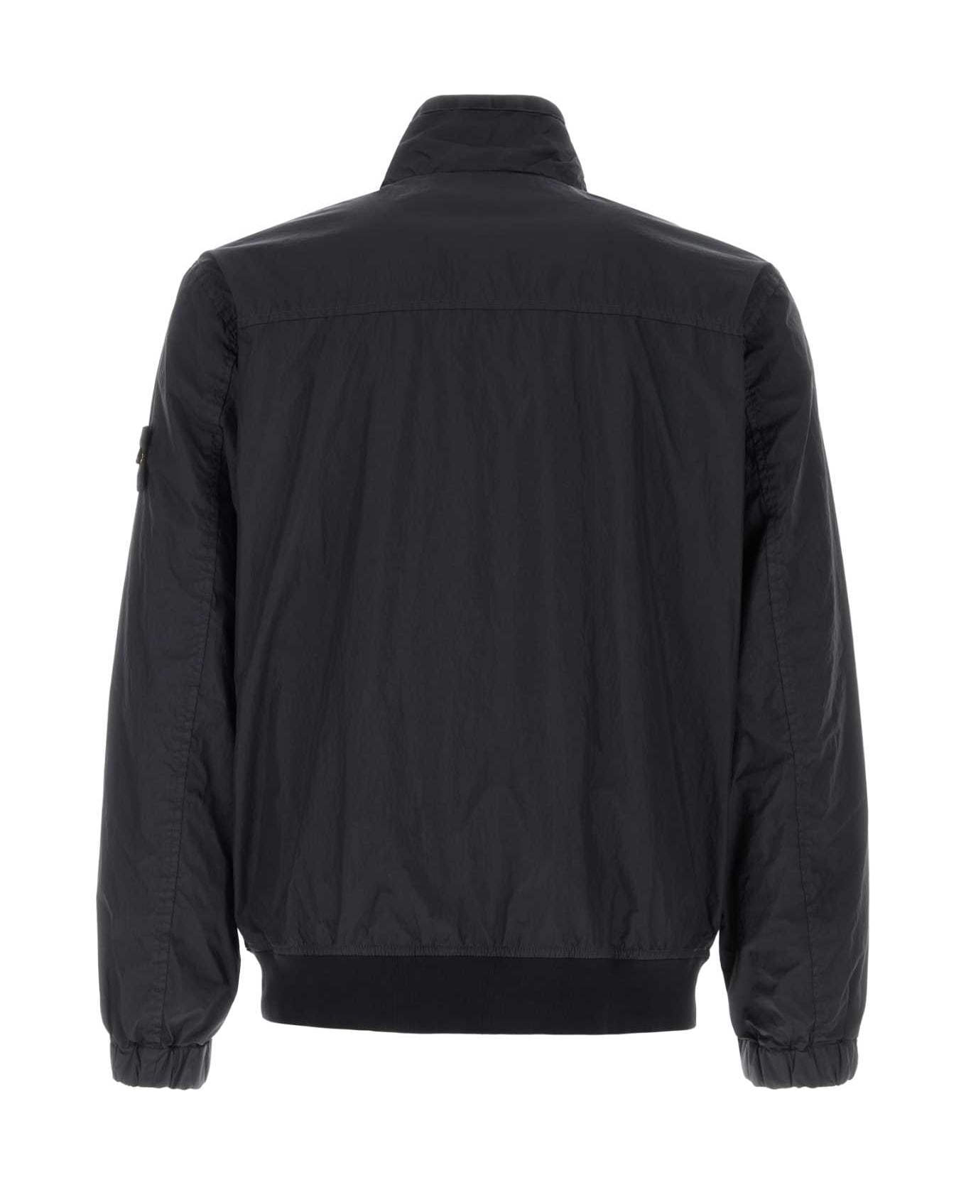 Stone Island Midnight Blue Nylon Jacket - NAVYBLUE