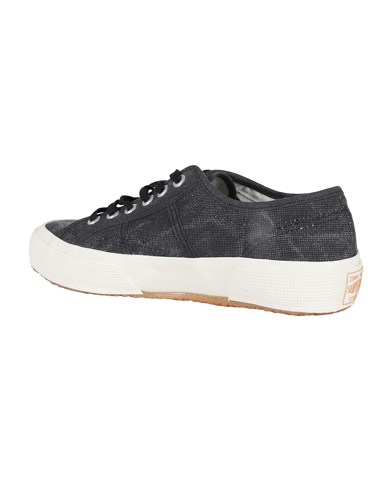 Superga 2750 Og Washed Cotton - Black Washed Off White Axp
