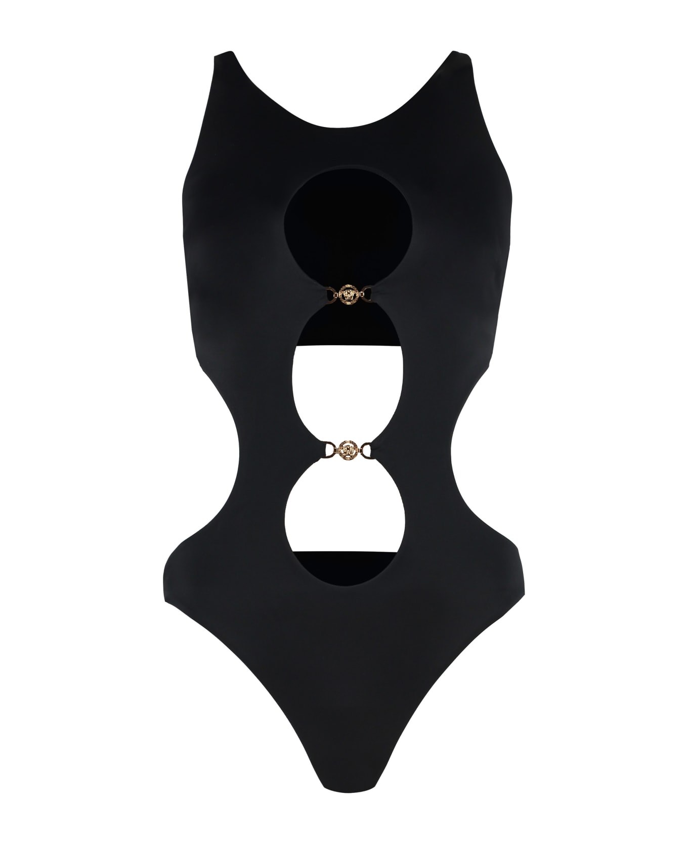Versace Medusa Biggie One-piece Swimsuit - Black