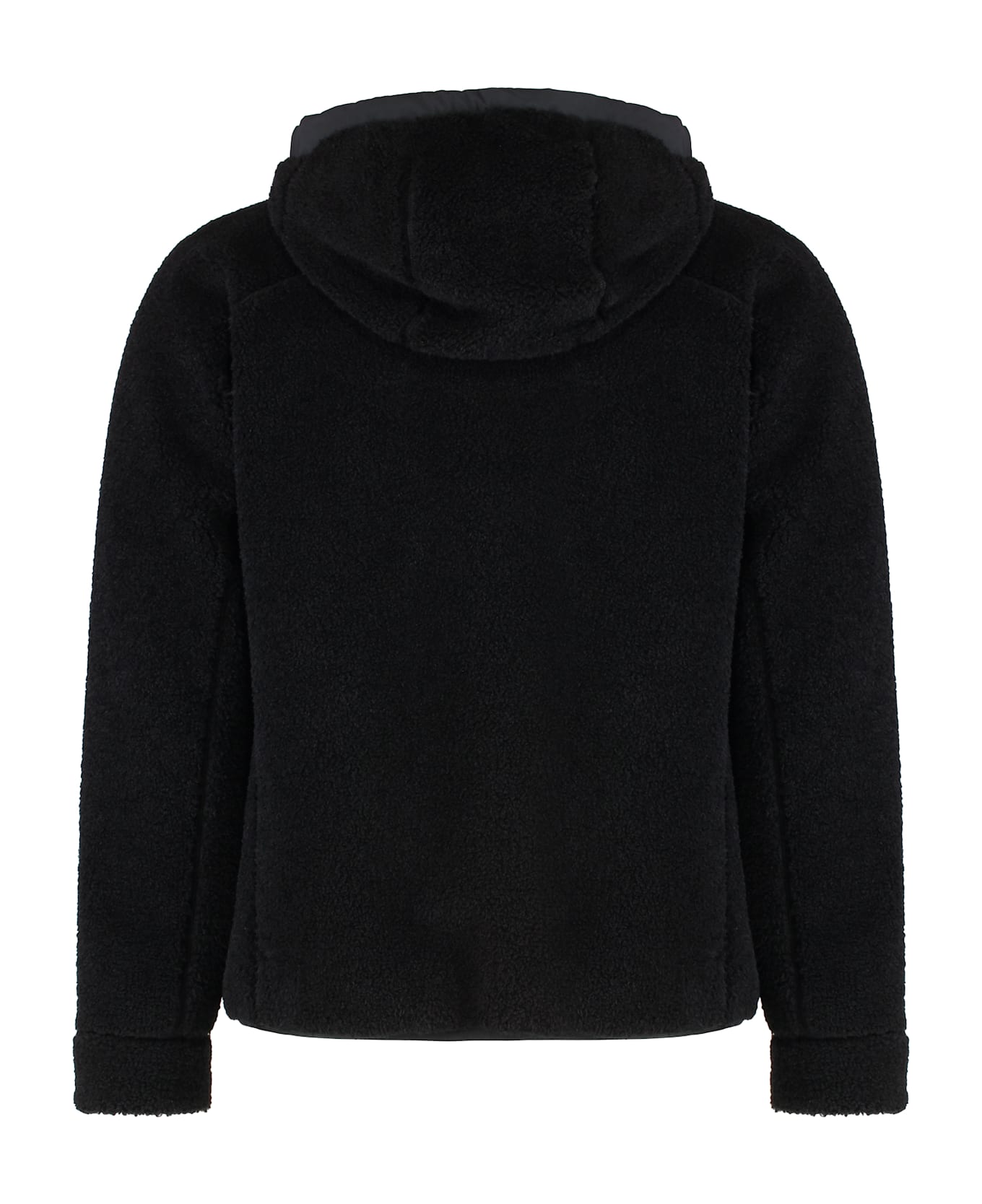 Paul&Shark Hooded Fleece Jacket - black