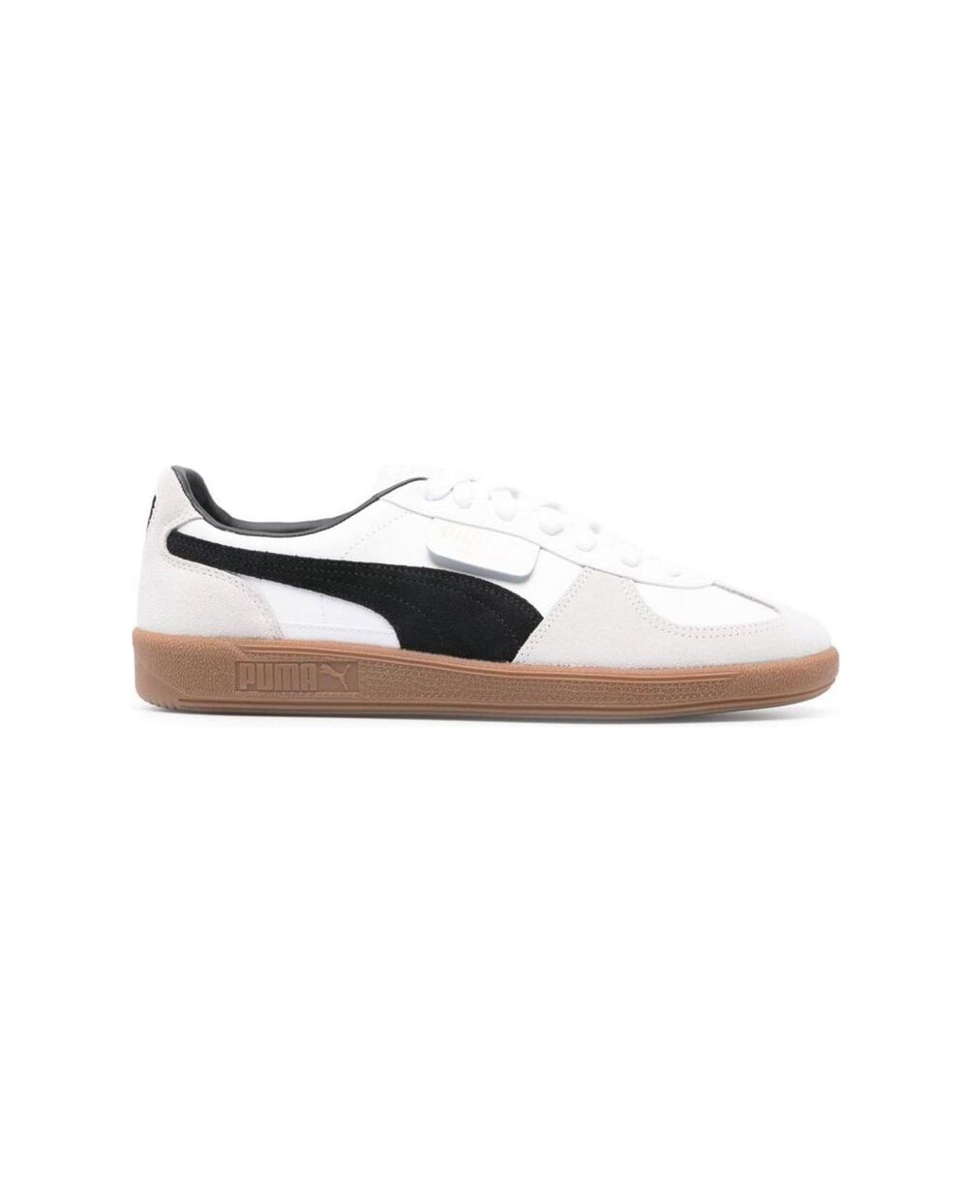 Puma Palermo Lace-up Sneakers - WHITE