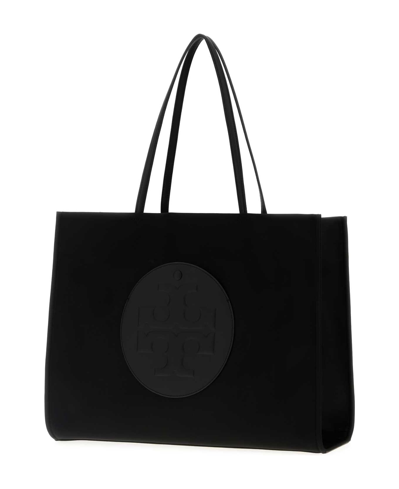 Tory Burch Black Nylon Ella Shopping Bag - BLACK
