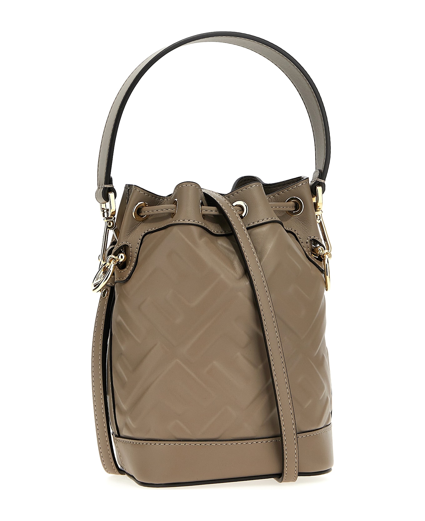 Fendi 'mon Tresor' Mini Handbag - Gray