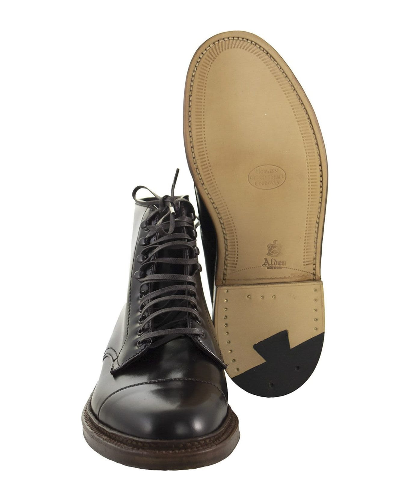 Alden Straight Tip Boot - Burgundy