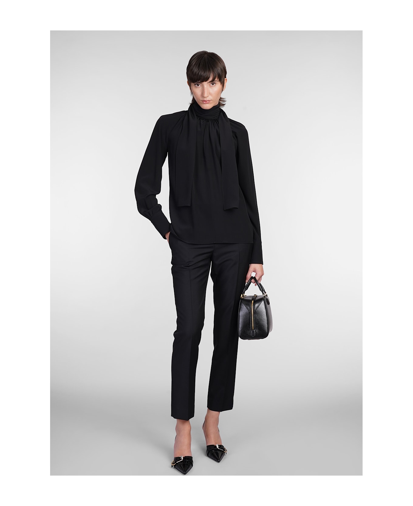 Givenchy Blouse In Black Silk - black