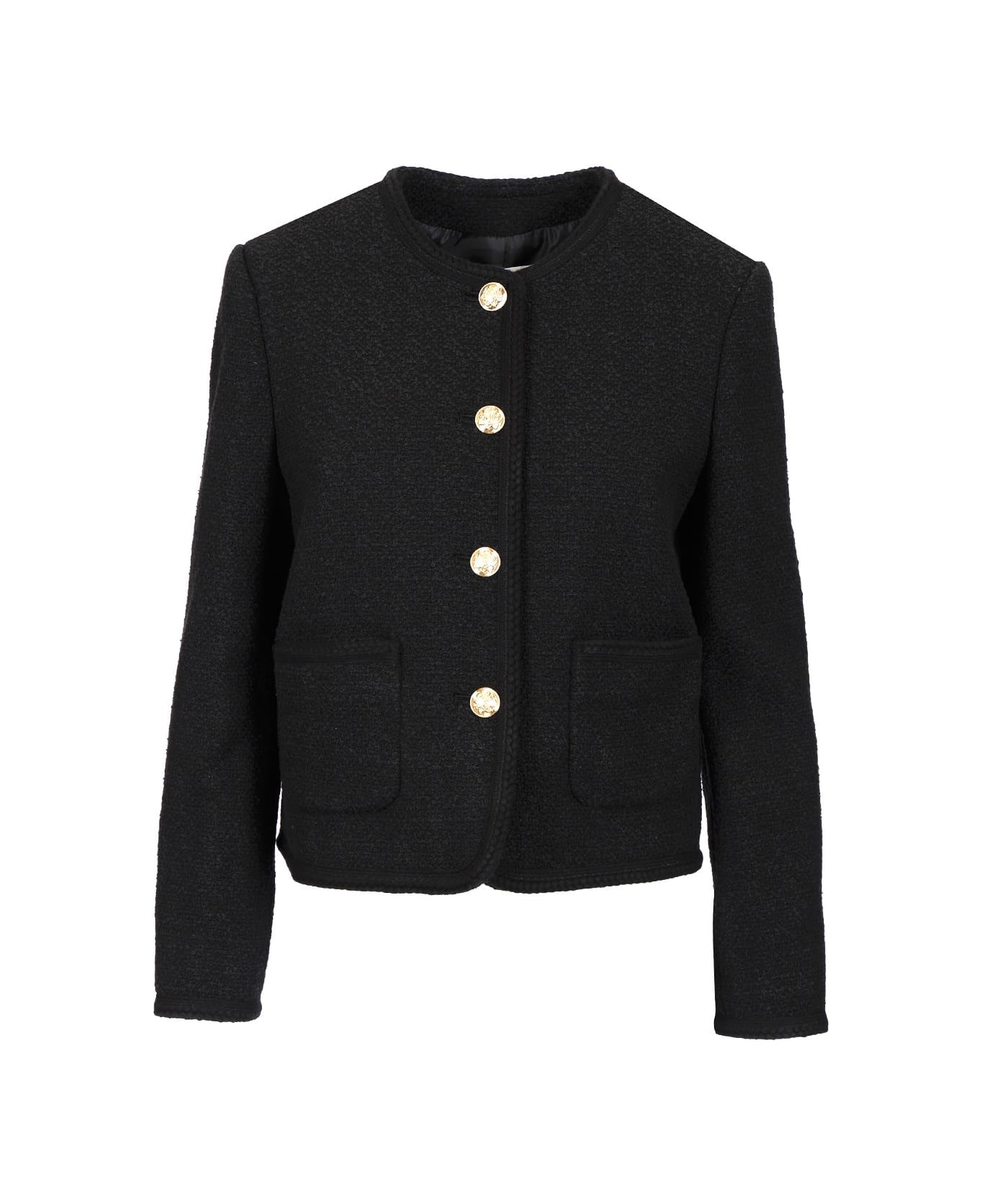 Dunst Bouclé Tweed Jacket - Black